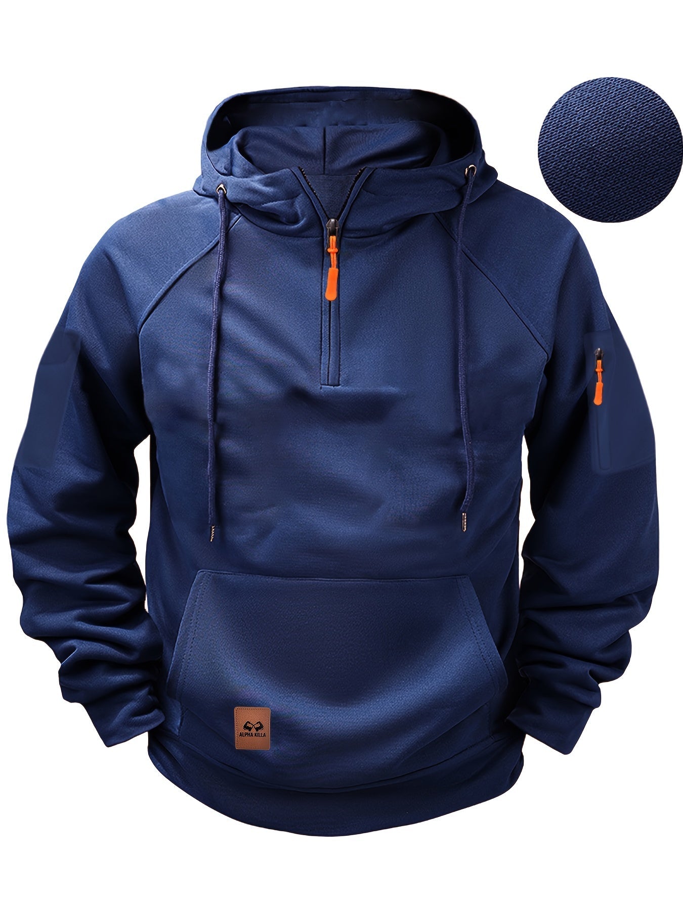 Henrik™ | Essential Hoodie med Halv Lynlås
