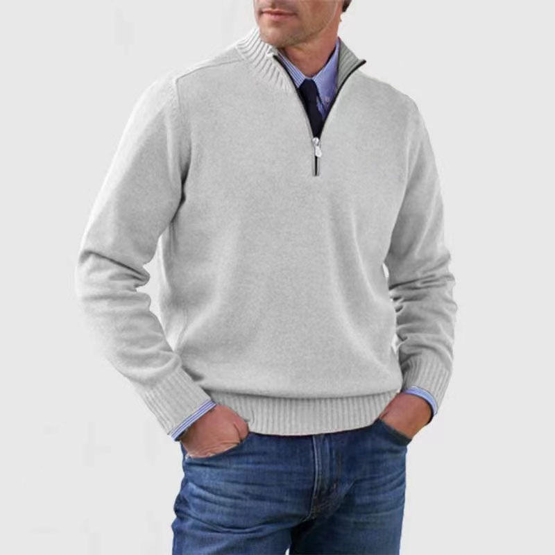Howard™ | Klassisk Halv Lynlås Sweater