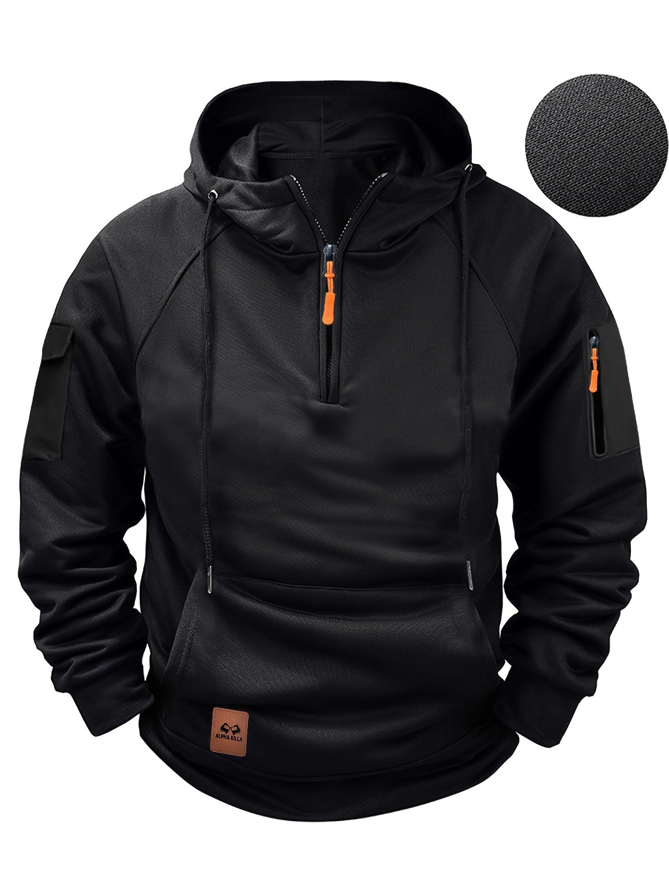 Henrik™ | Essential Hoodie med Halv Lynlås