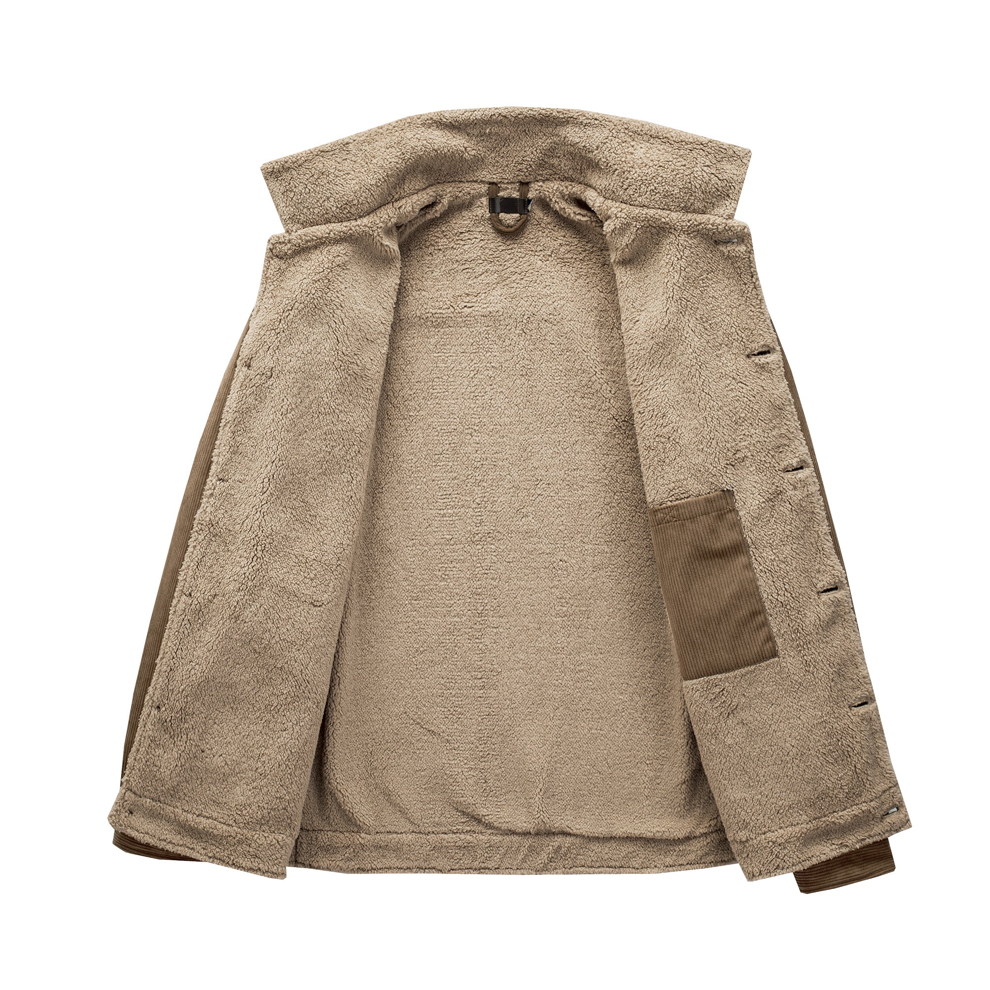 Sven™ | Fløjlsoverskjorte med Sherpafor