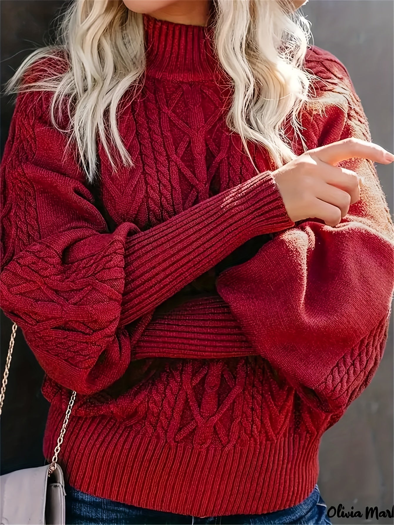 Linnea™ | Elegant sweater med fletmønster