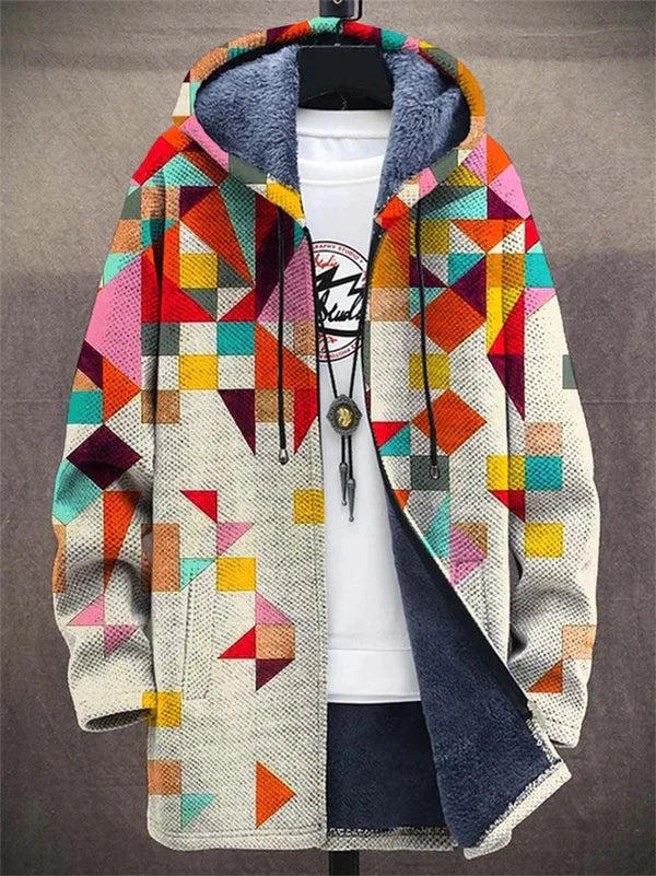 Aria™ - Luksuriøs Cardigan med kunstnerisk inspiration