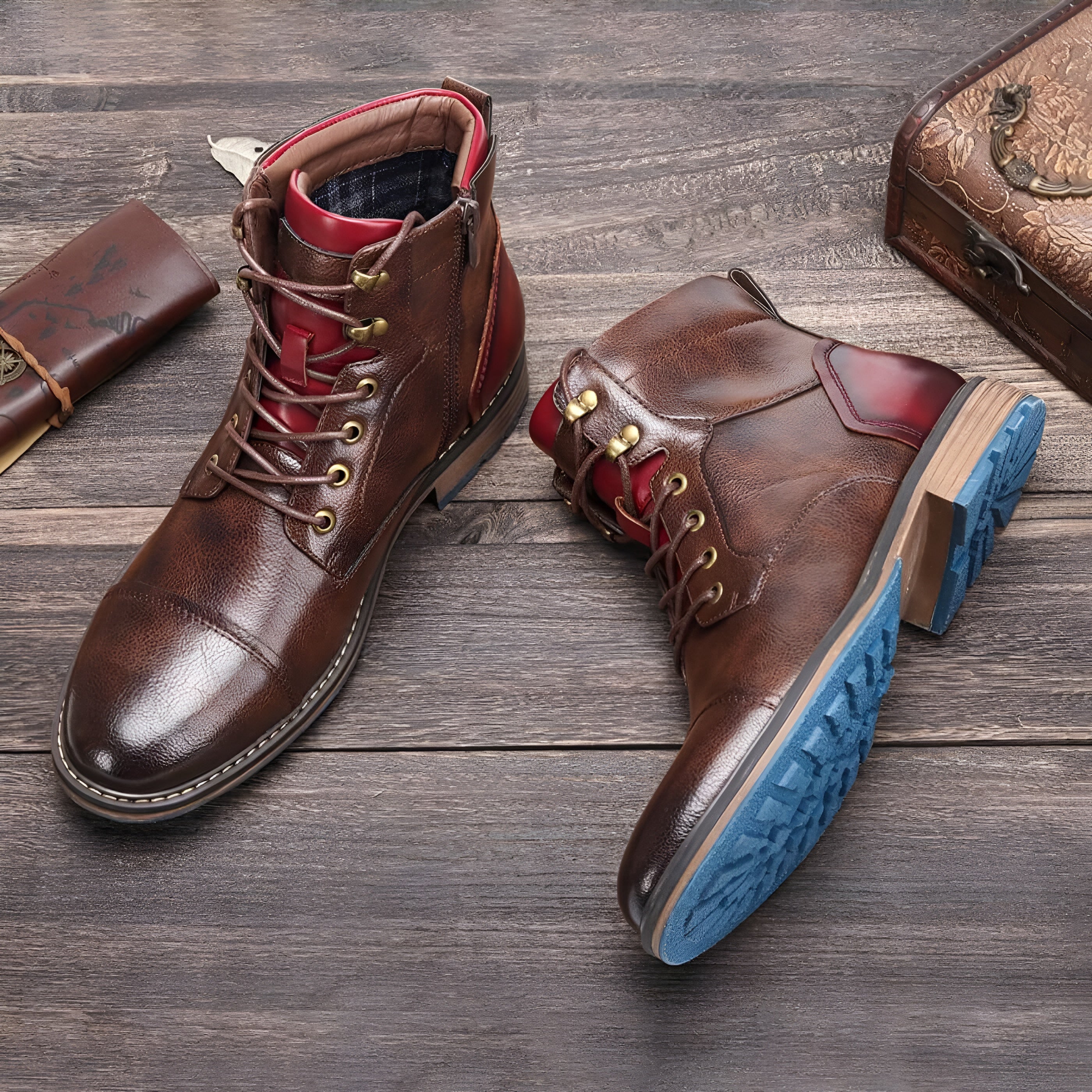 Bosse™ | Vintage Læderstøvler