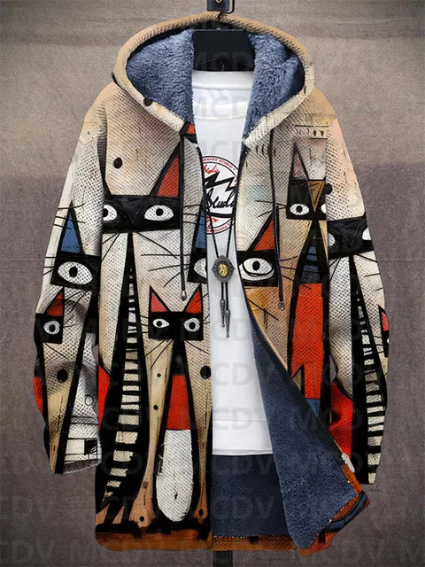 Lowanna™ | Luksuriøs Cardigan med kunstnerisk inspiration