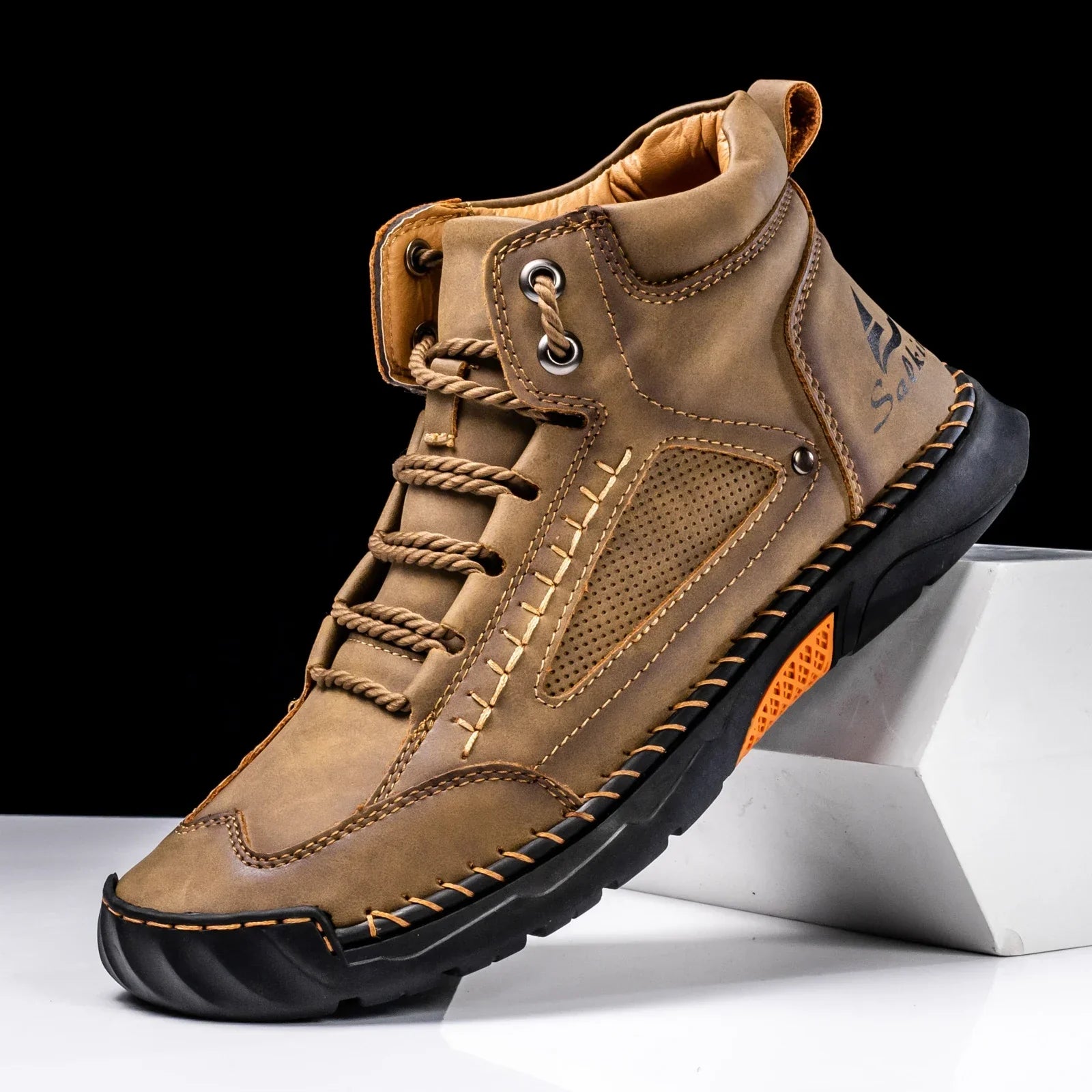 Milan™ | Læder high-top sko