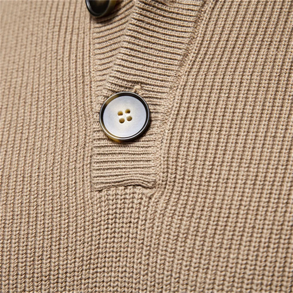 Laluna® | Herretrøje med Knapdesign