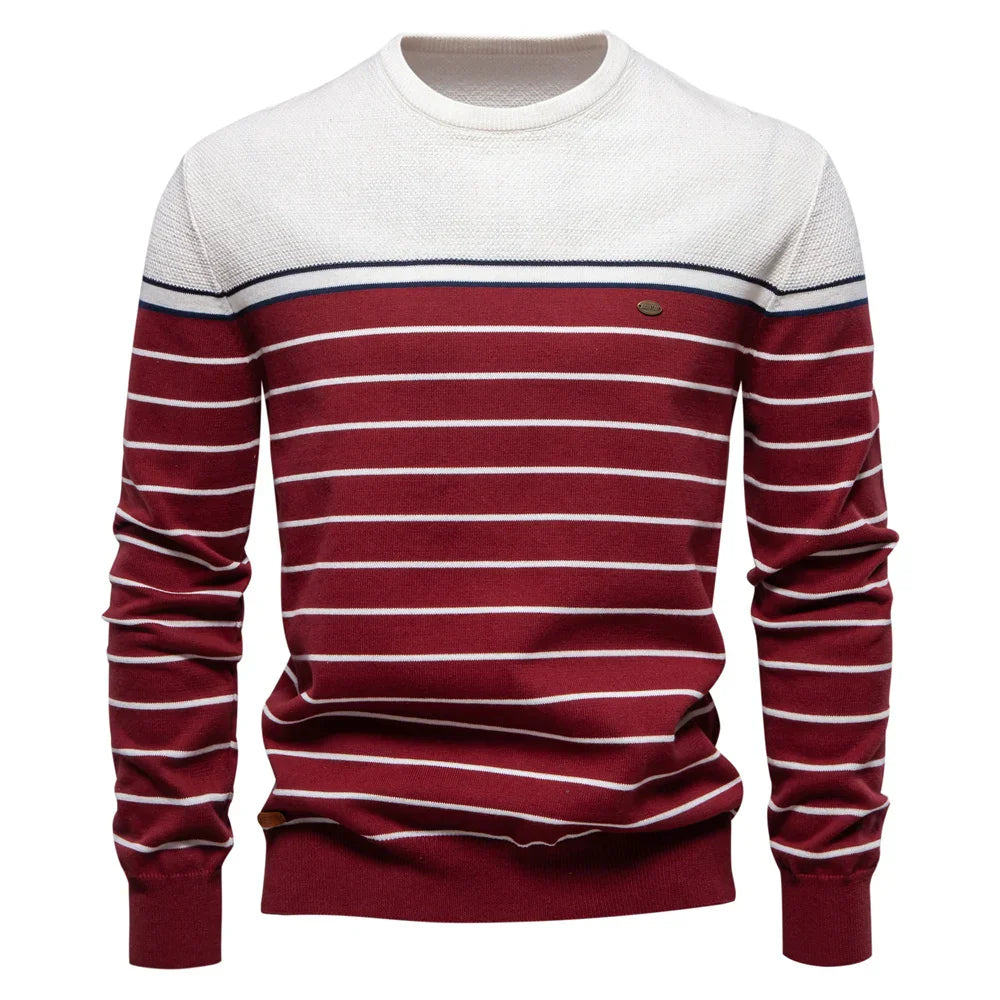 Laluna® | Herretrøje Med Stripedesign