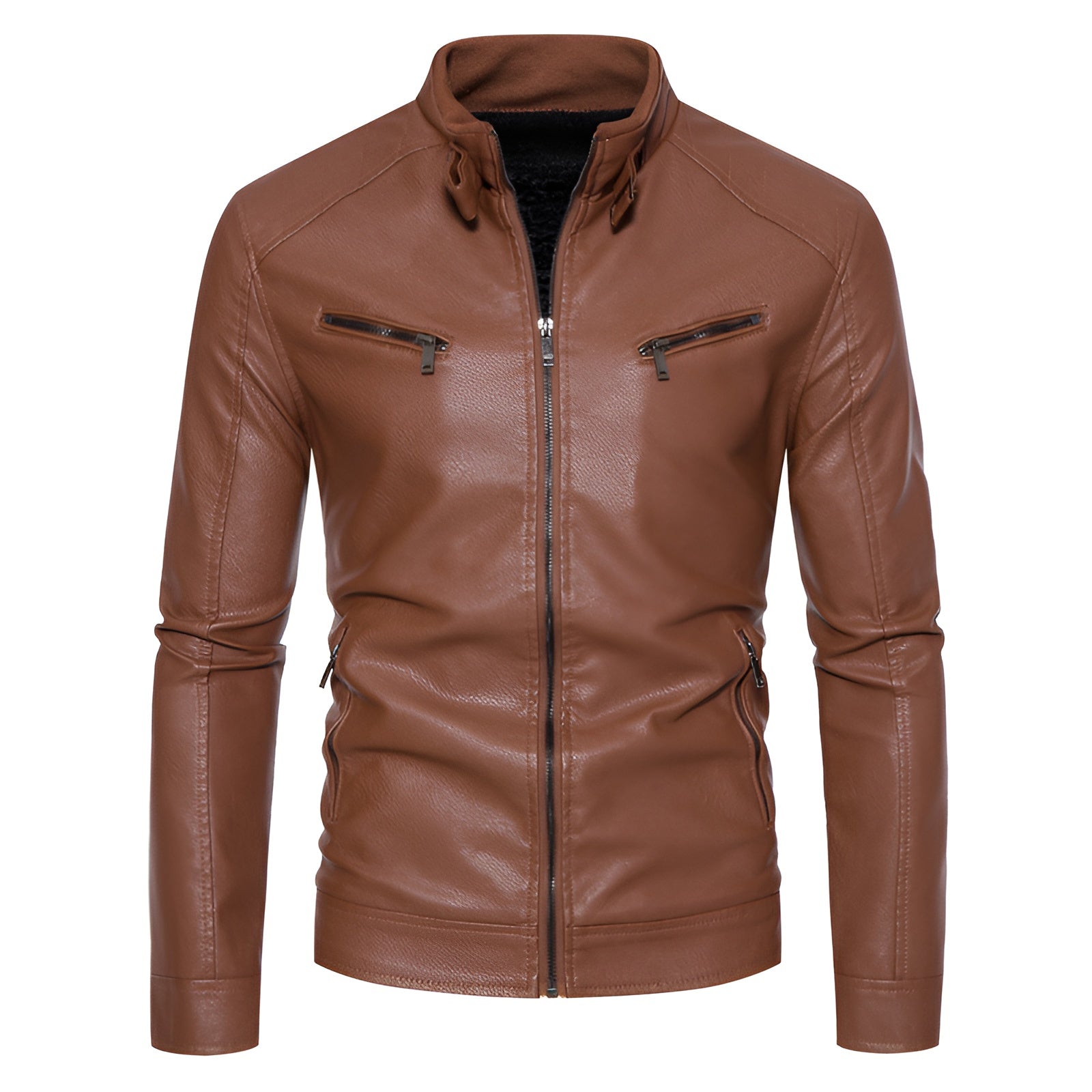 Mathias™ | Klassisk Biker Læderjakke