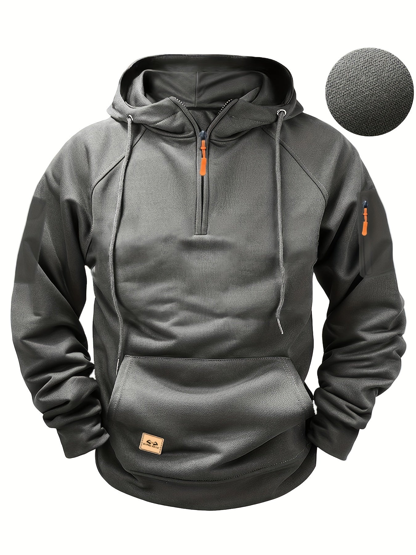 Henrik™ | Essential Hoodie med Halv Lynlås