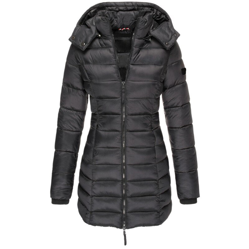 Astrid™ | Lang dunjakke
