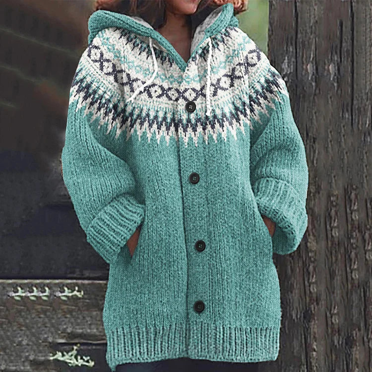 Signe™ - Strikket cardigan i uld