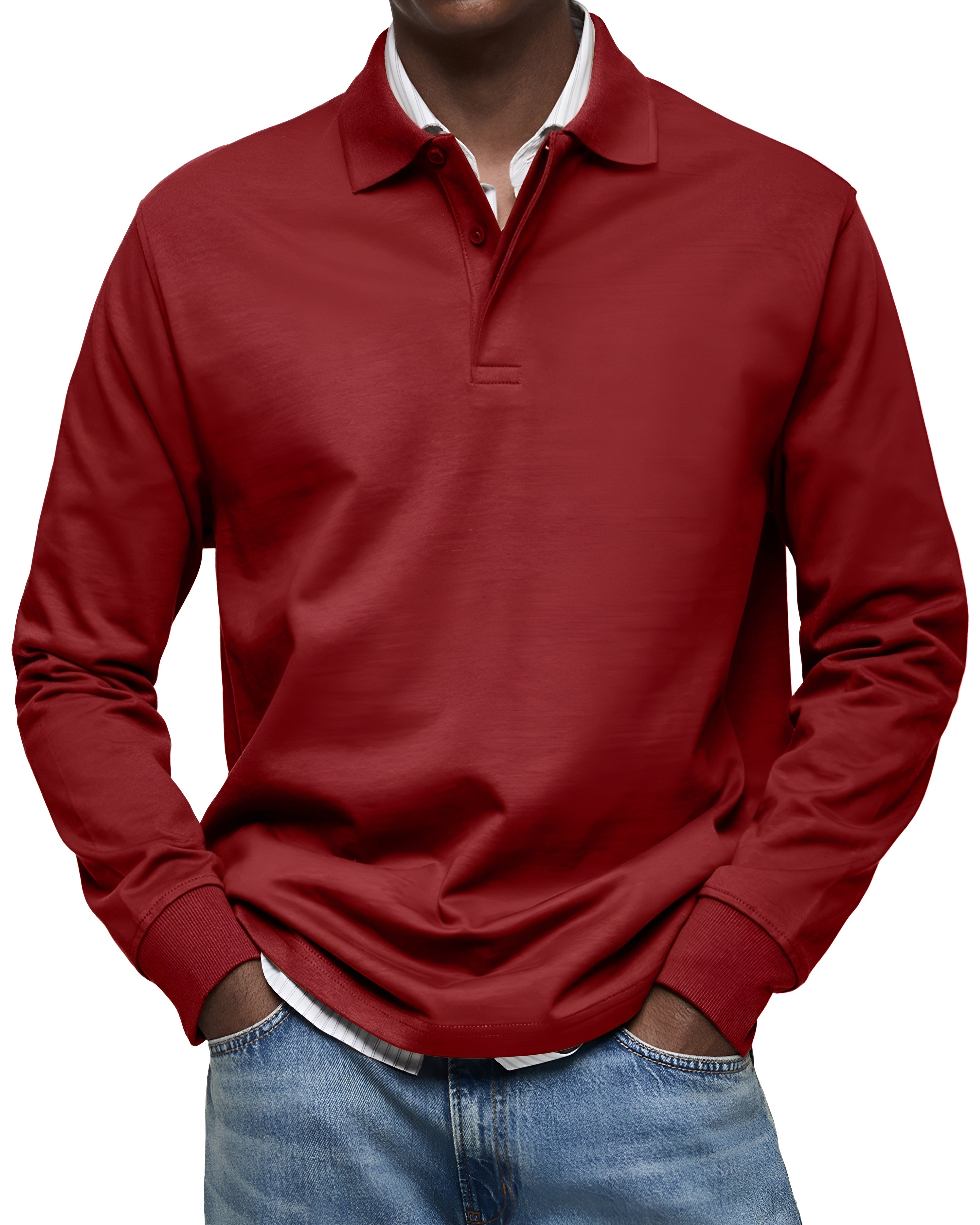 Mikkel™ | Luksuriøs Langærmet Polo