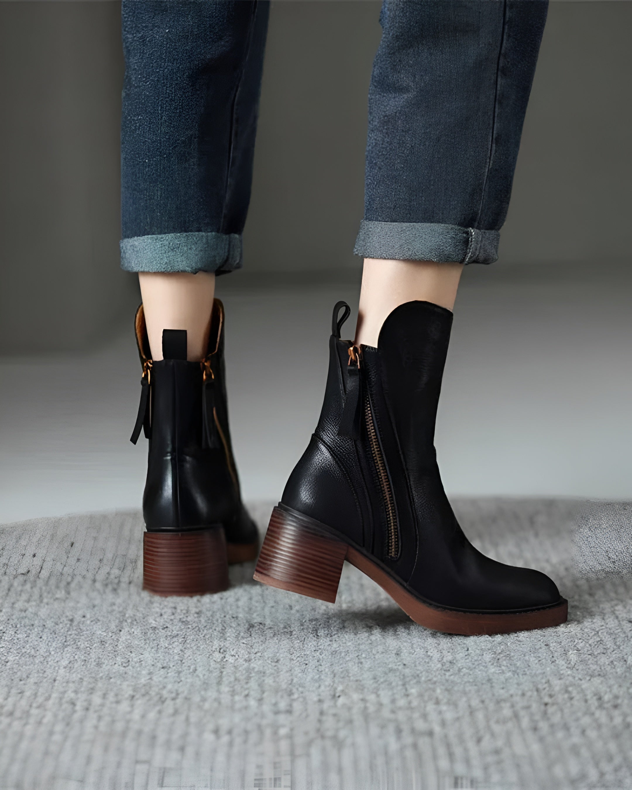 Frieda™ | Enkle Støvler med Komfortabel Hæl