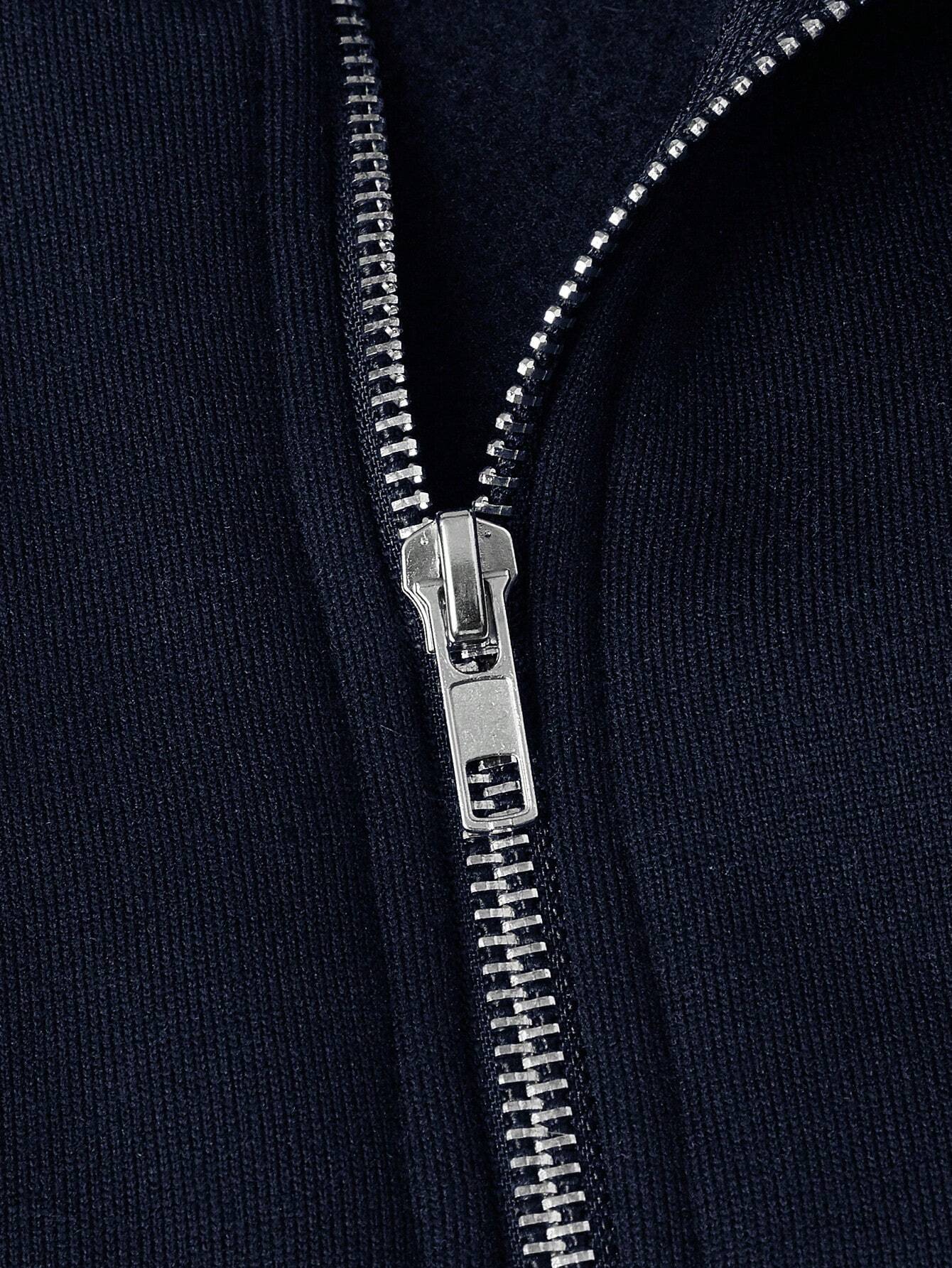 Antonio | Zip-up med halv lynlås