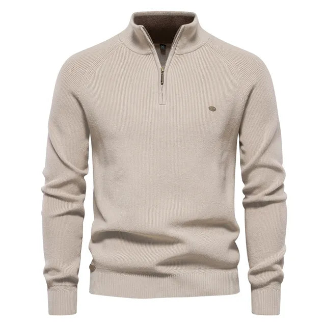 Holger™ | Strikket Zip-Up Trøje