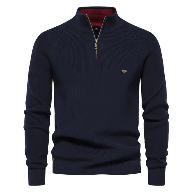 Holger™ | Strikket Zip-Up Trøje