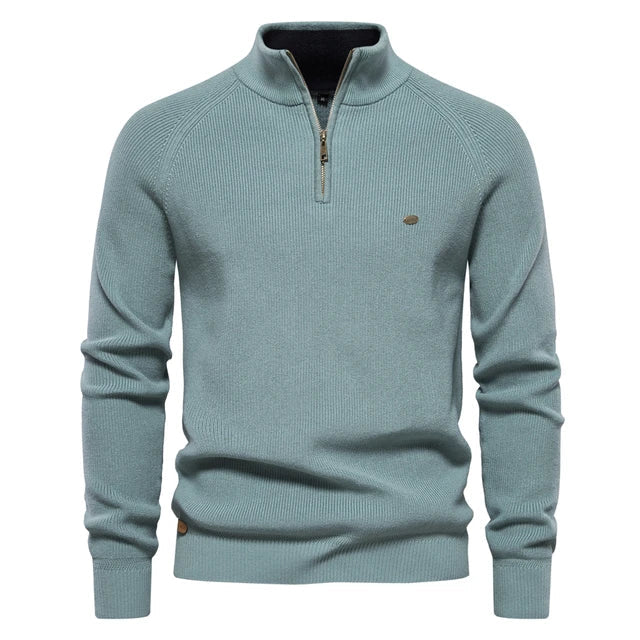 Holger™ | Strikket Zip-Up Trøje