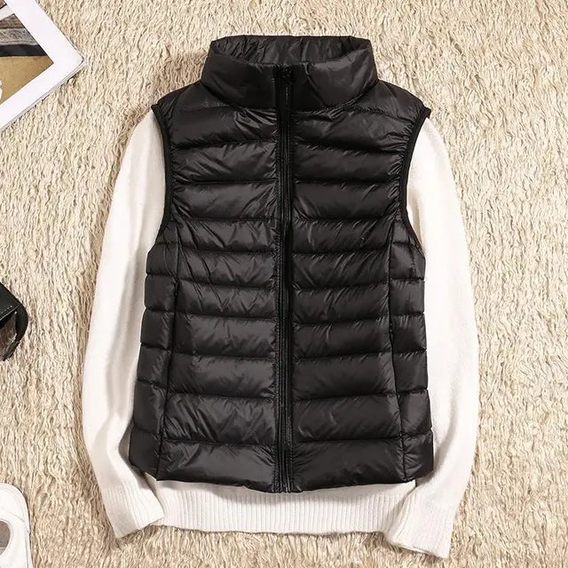 Johanne™ | Stilfuld Dame Puffer Vest