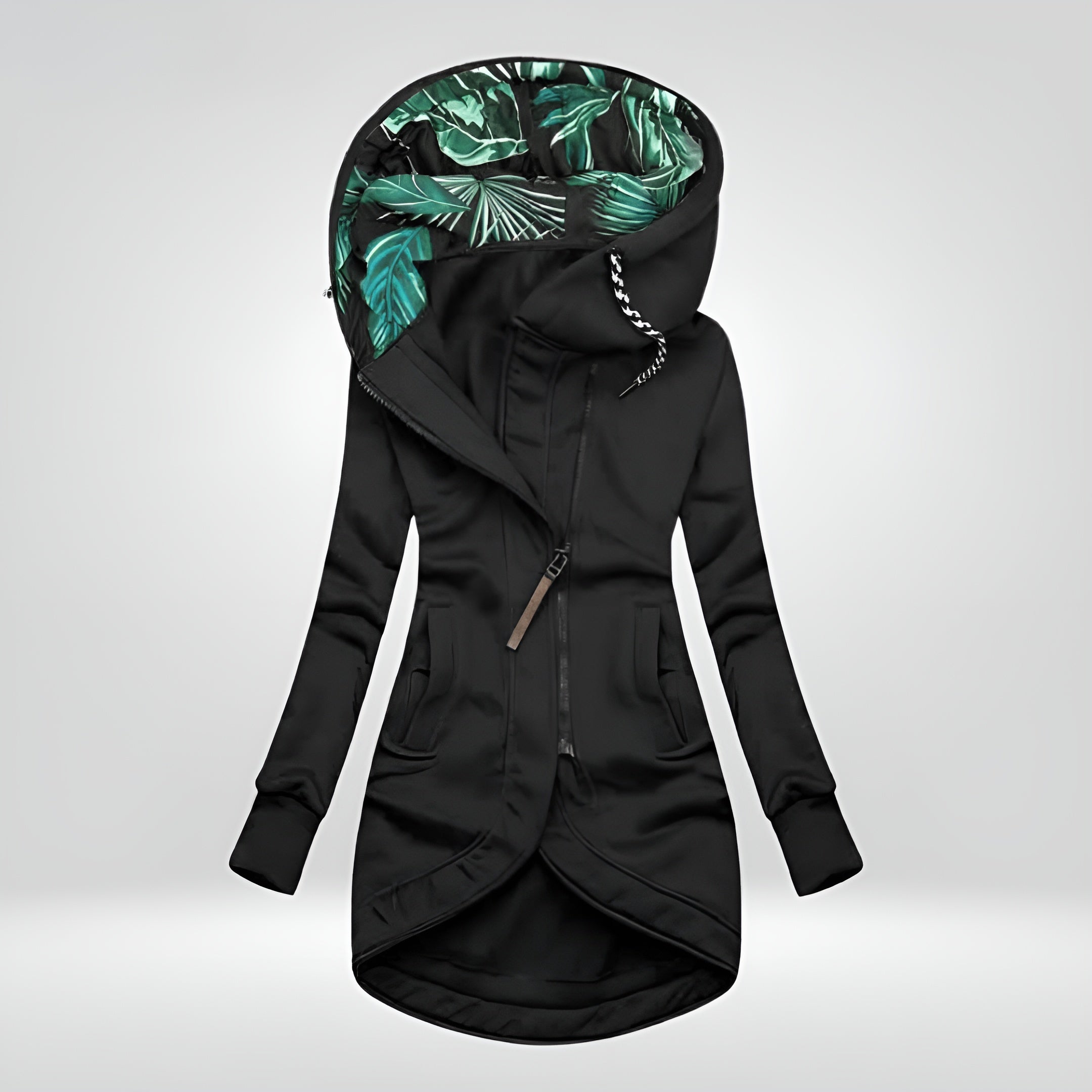 Aysha™ | Stilfuld Lang Hoodie Jakke