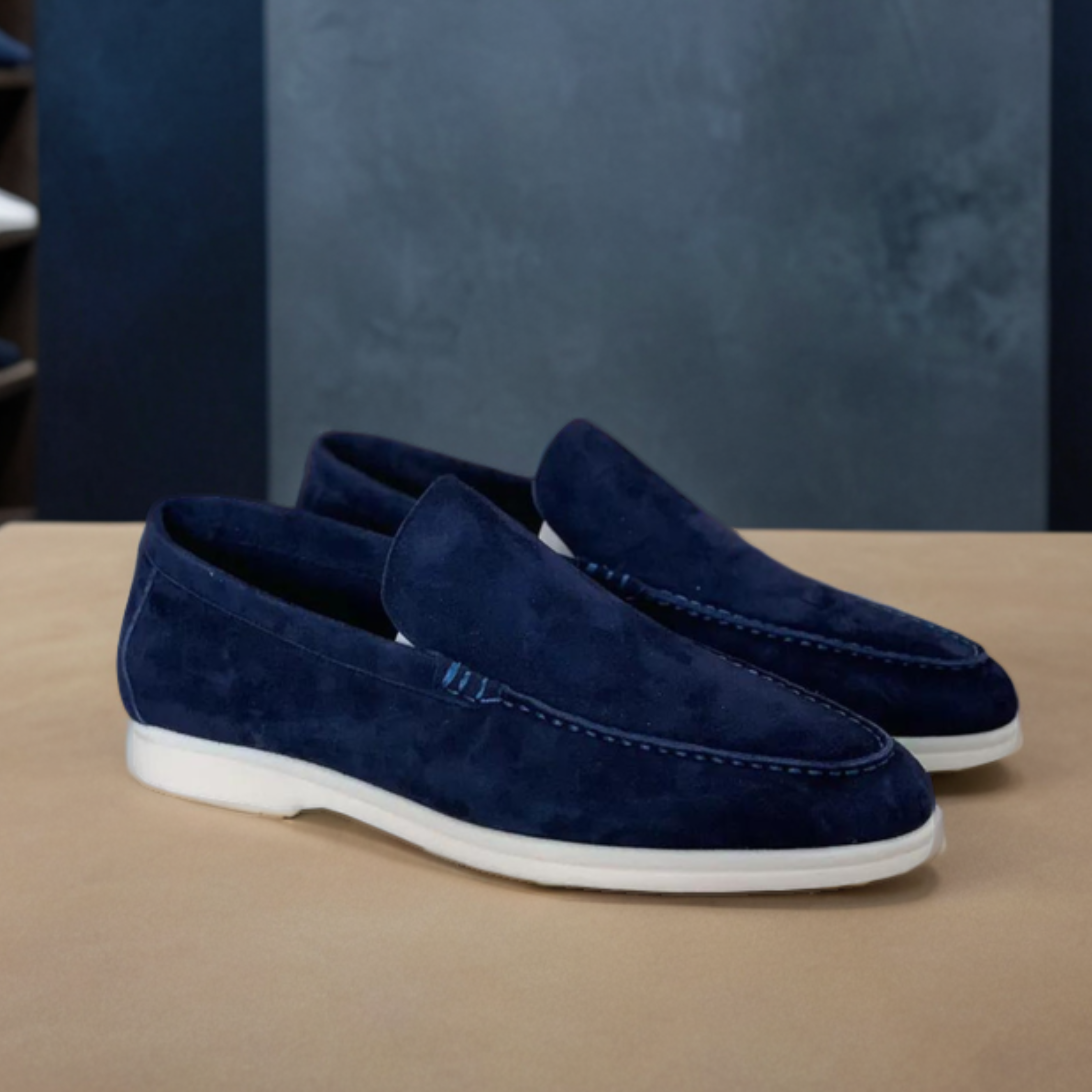 Elvy | Stilfulde Suede Loafers