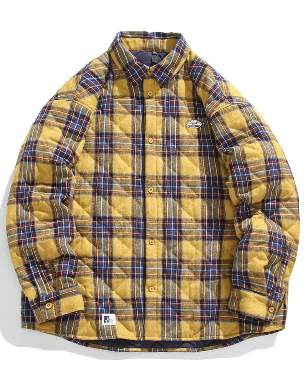 Vintage Polstret Jakke i Bomuld