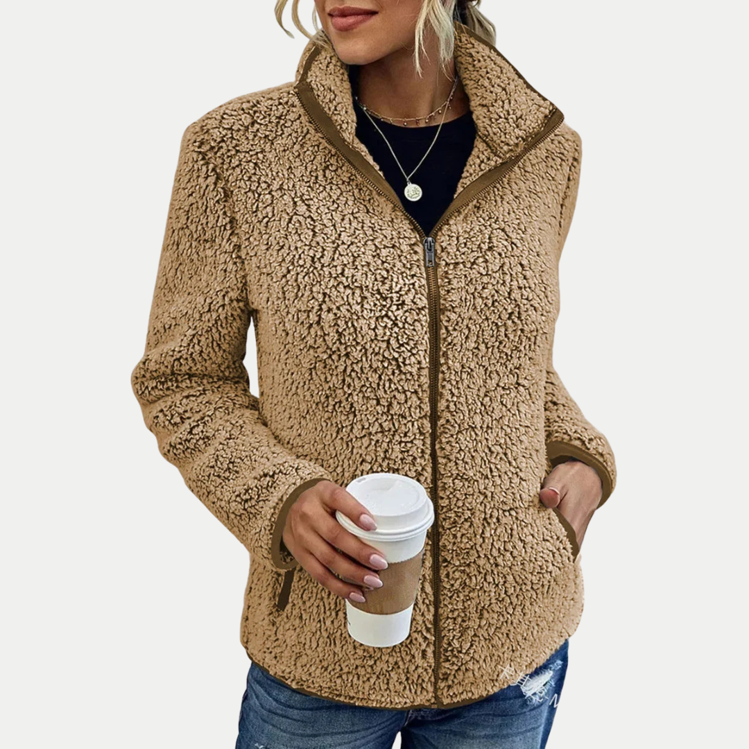 Katrine™ | Elegant Casual Fleecejakke