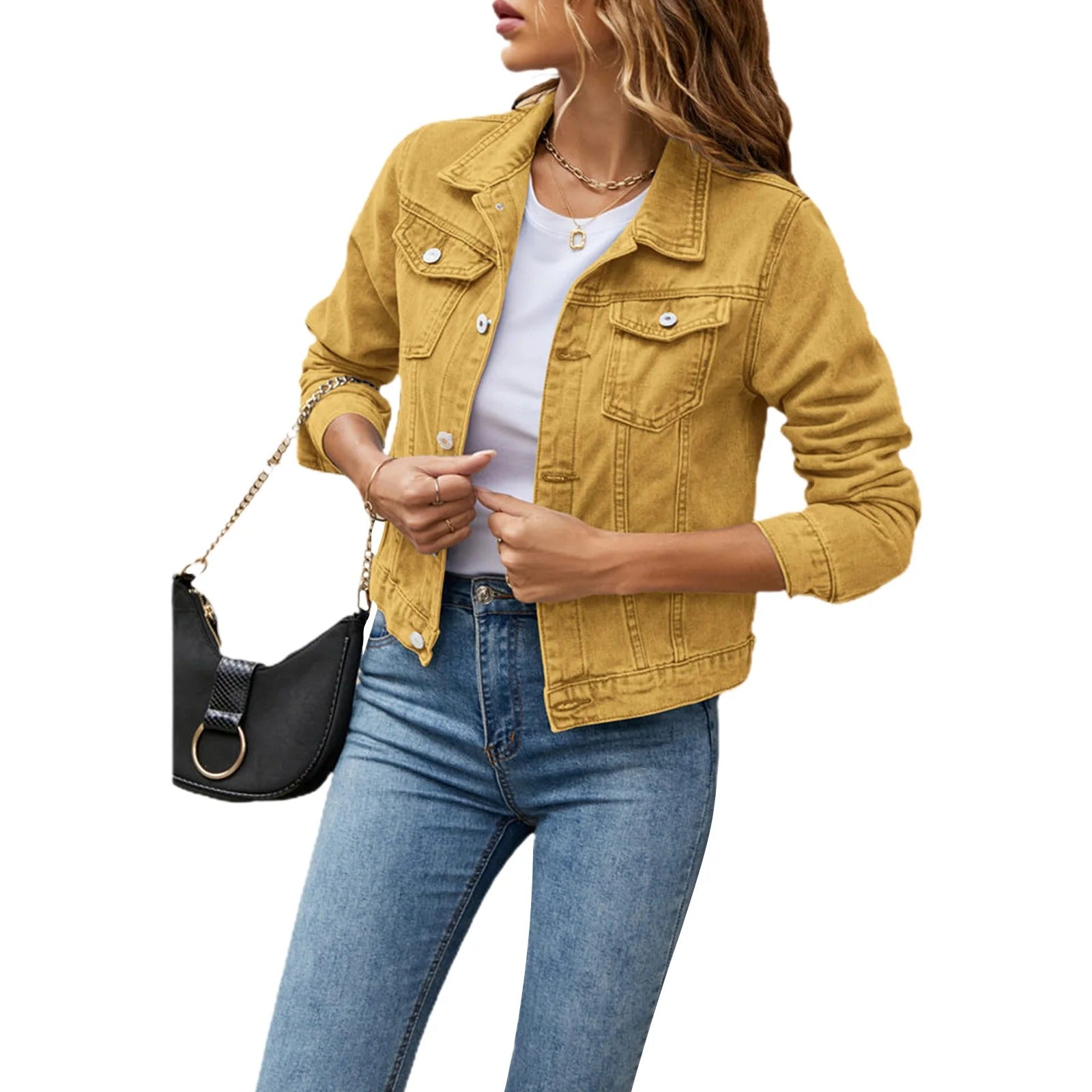 Gry™ | Stilfuld Casual Denimjakke