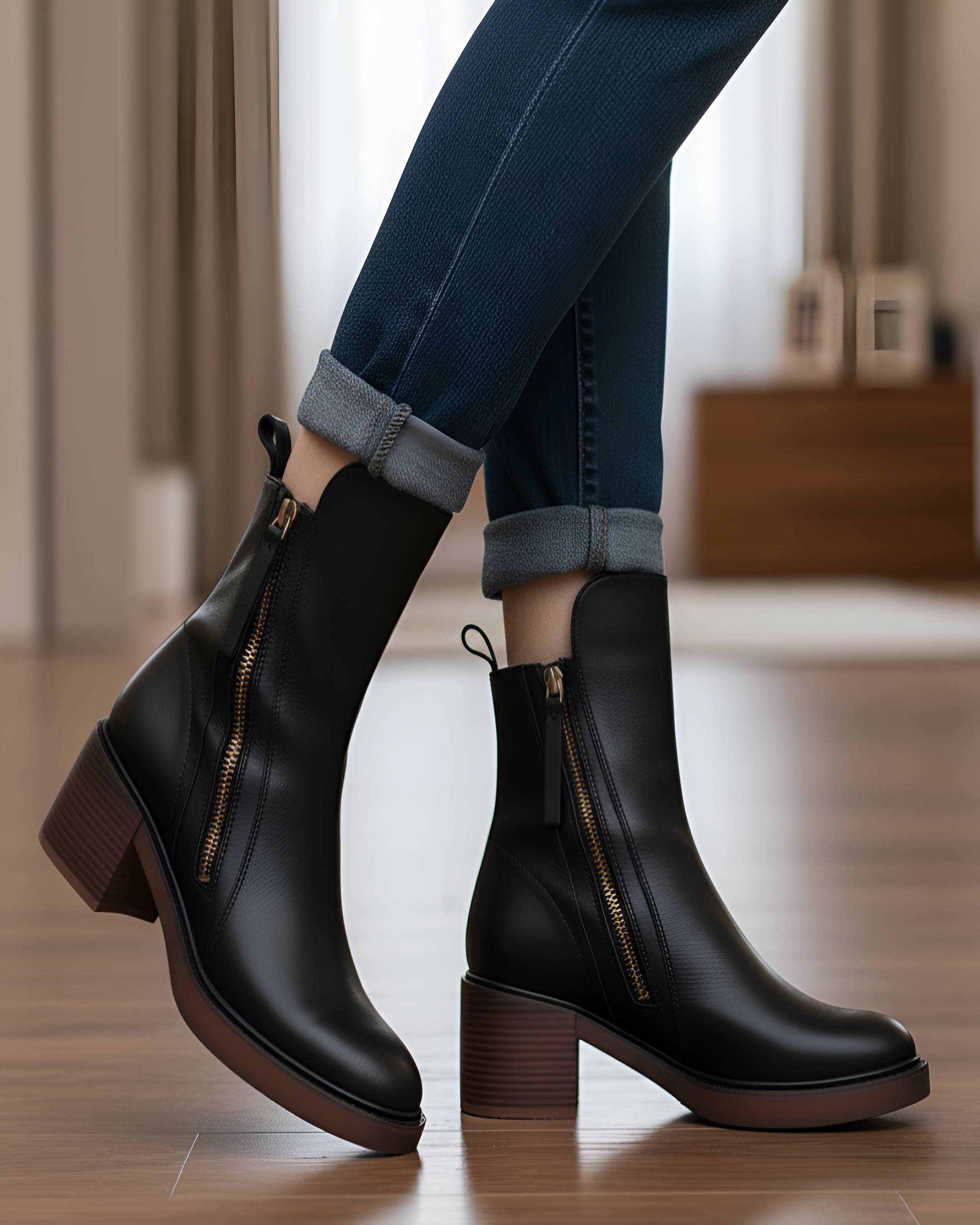 Frieda™ | Enkle Støvler med Komfortabel Hæl