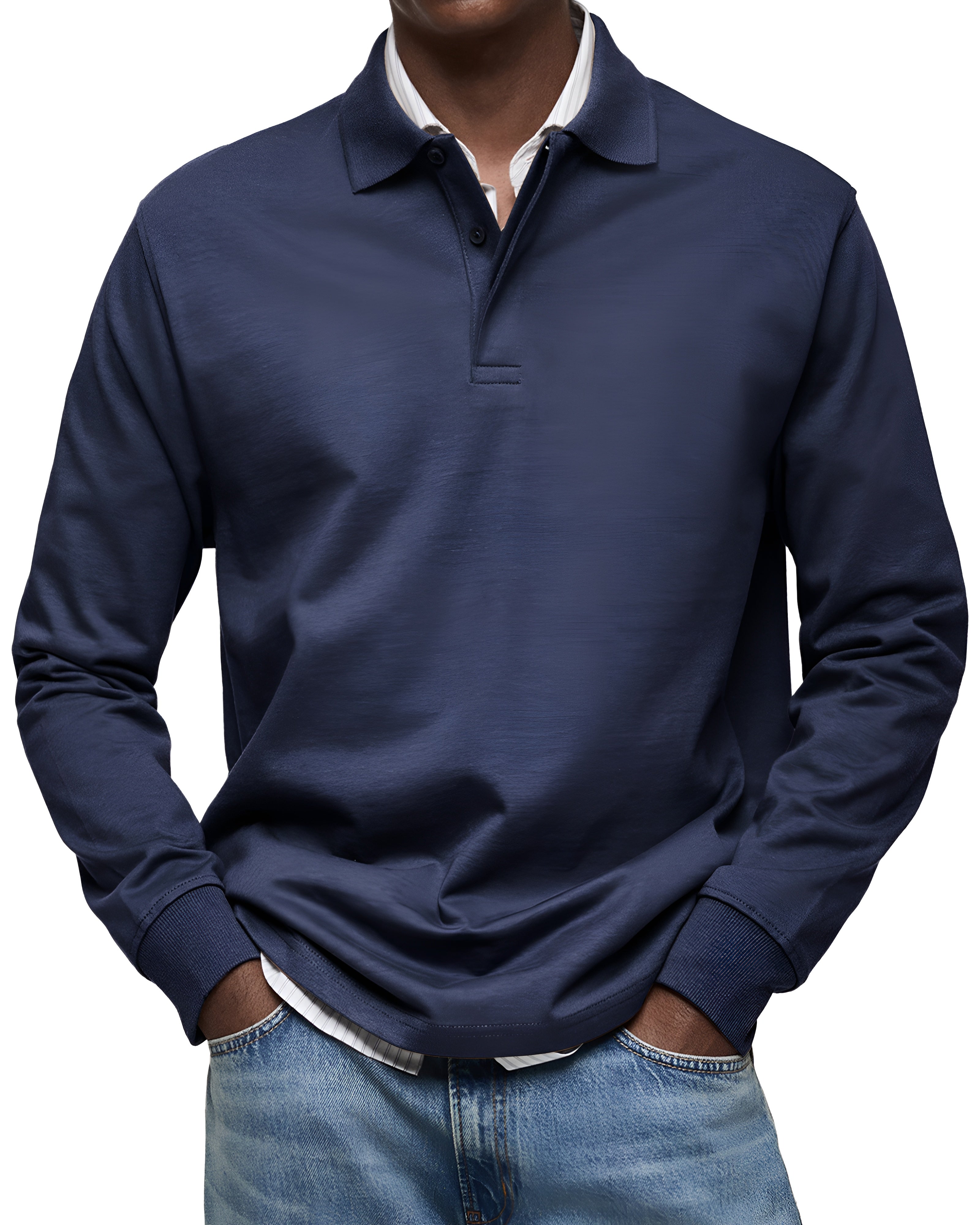 Mikkel™ | Luksuriøs Langærmet Polo