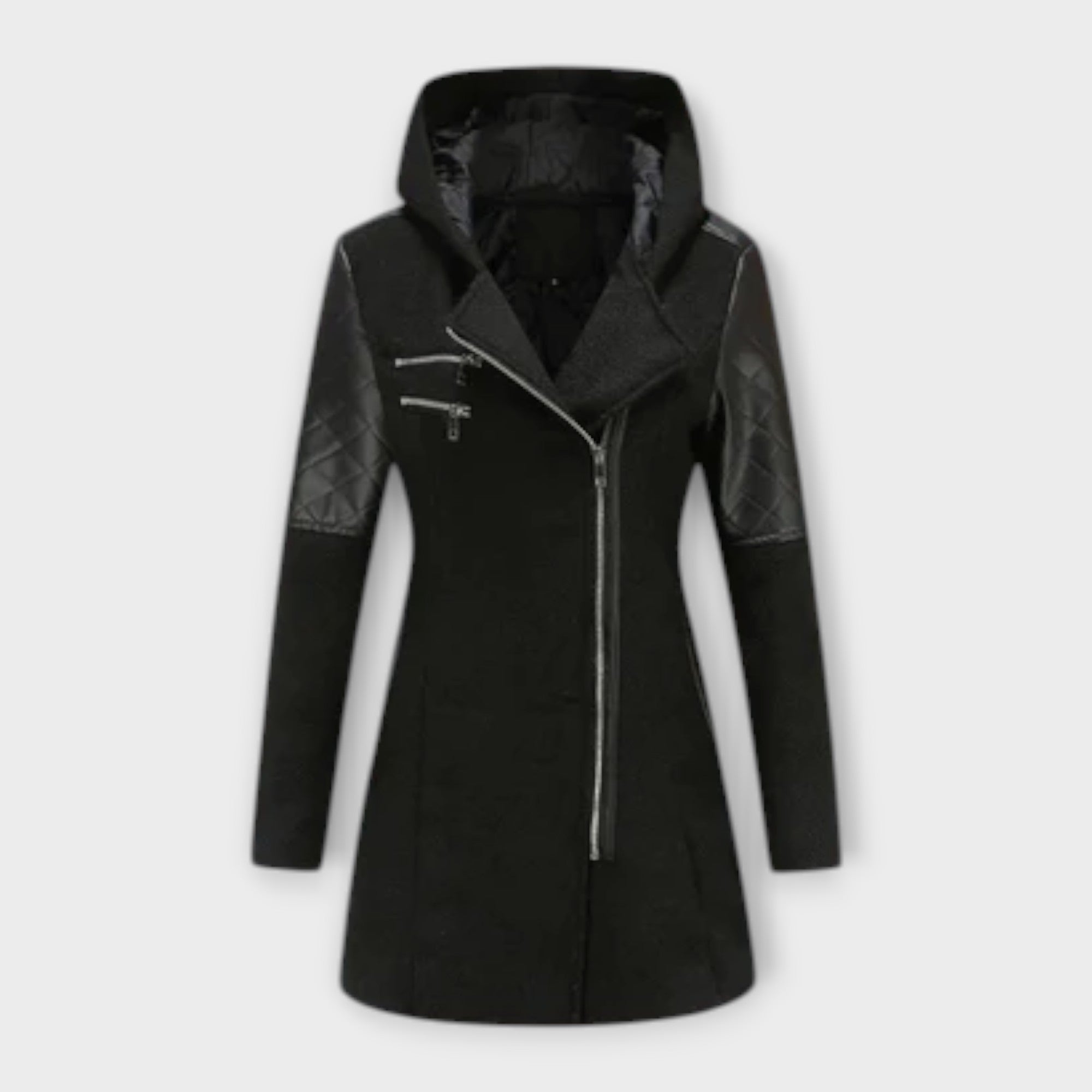 Freja™ | Elegant jakke med hætte