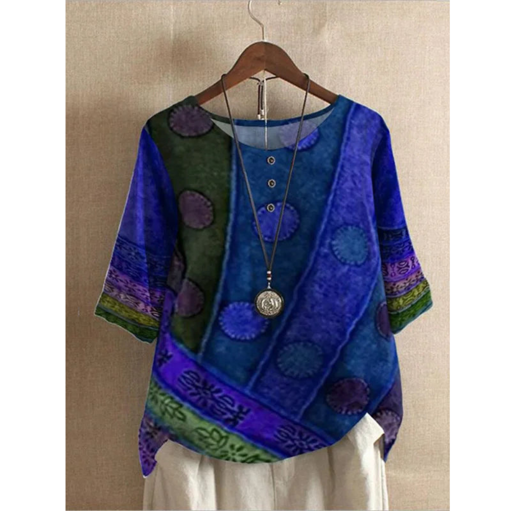 Valarie™ – Farverig boho-top