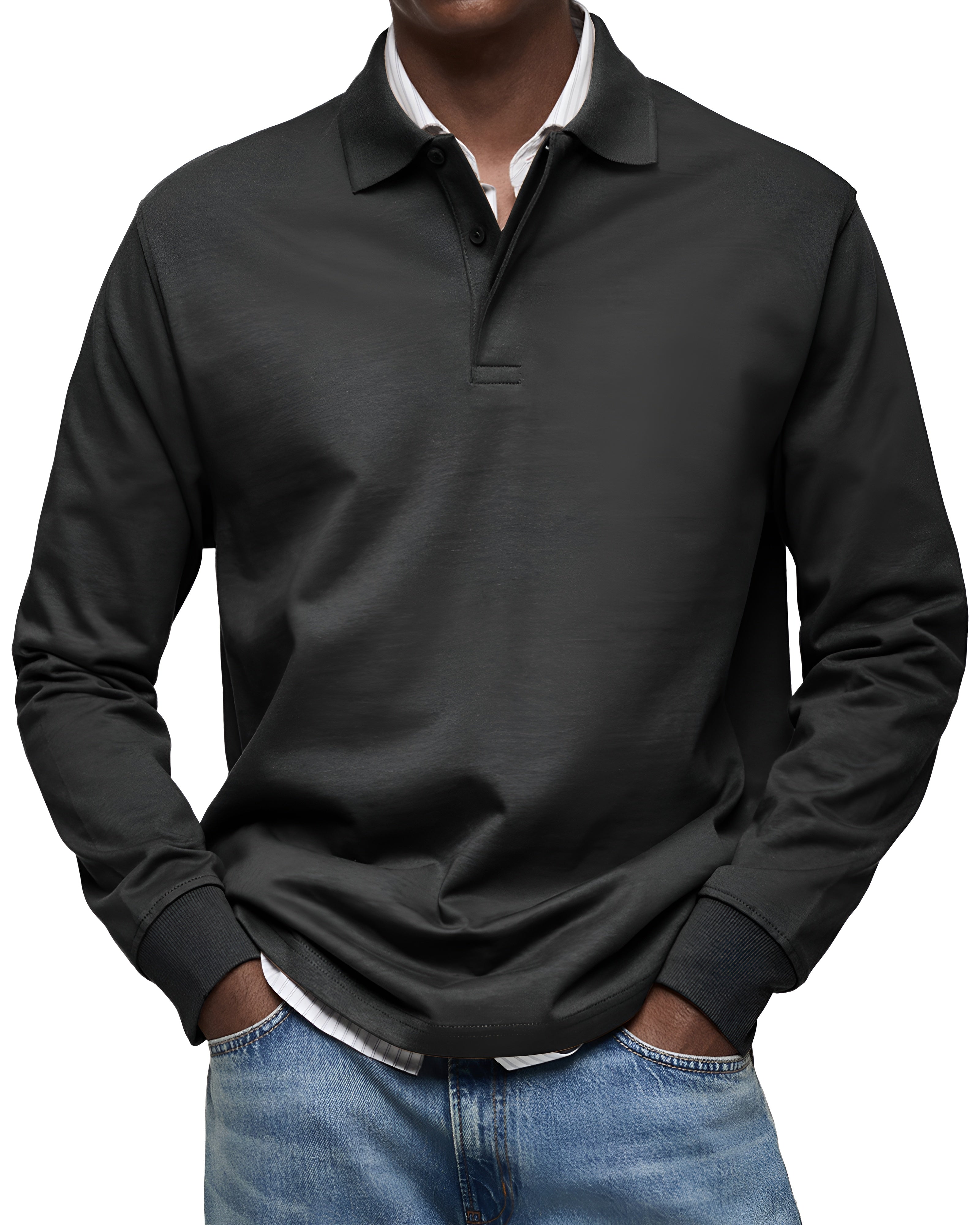 Mikkel™ | Luksuriøs Langærmet Polo