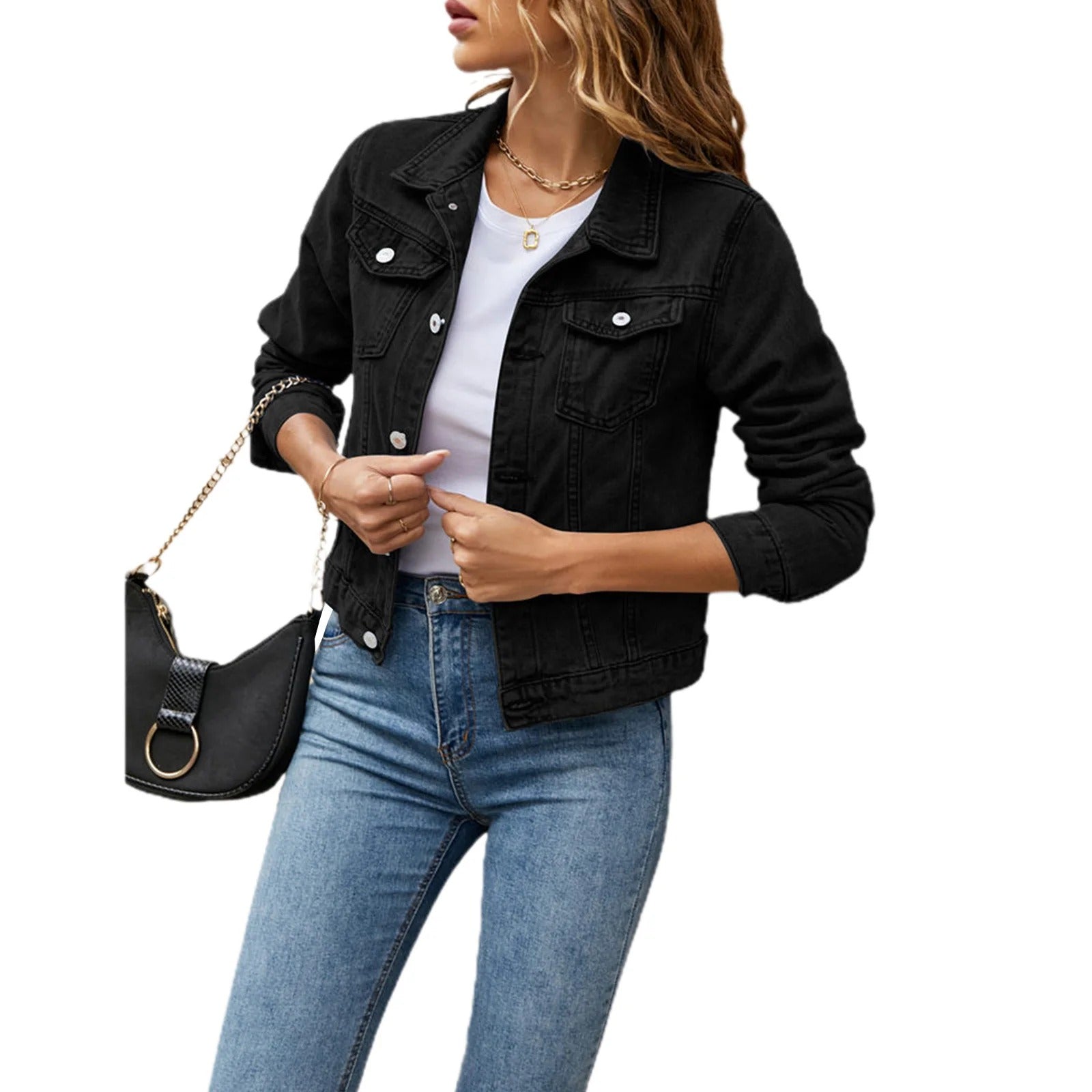 Gry™ | Stilfuld Casual Denimjakke