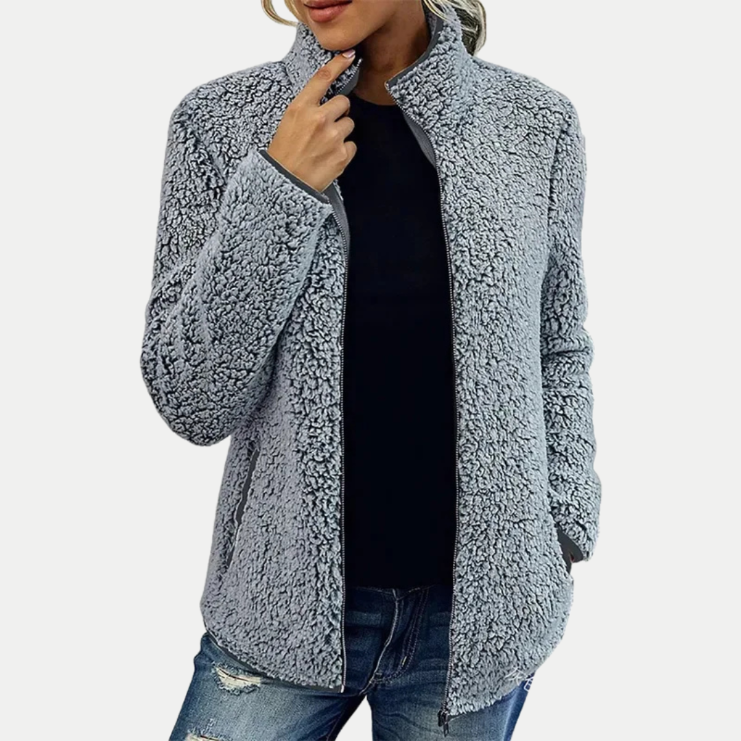 Katrine™ | Elegant Casual Fleecejakke