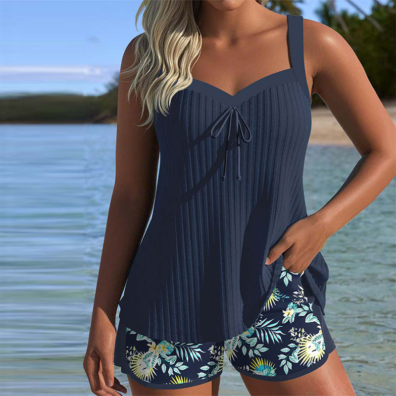 Elvia™ – Flatterende tankini med shorts