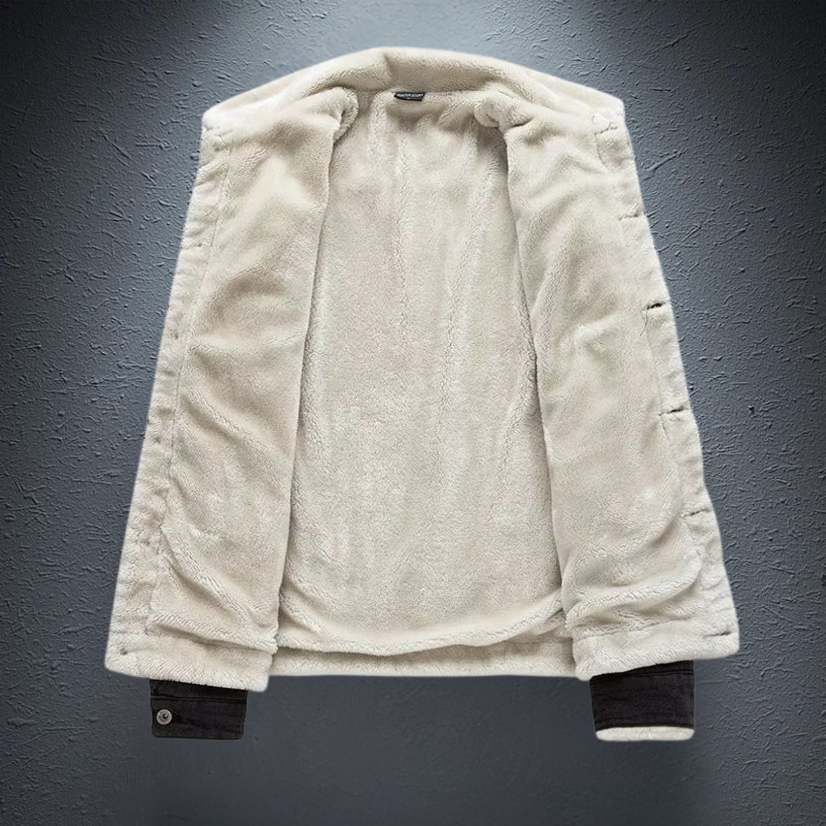 Evan™ | Denimjakke med Fleecefor