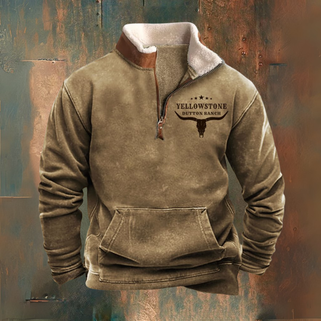 FABRIZIO™|HALV ZIP JAKKE EFTERÅR
