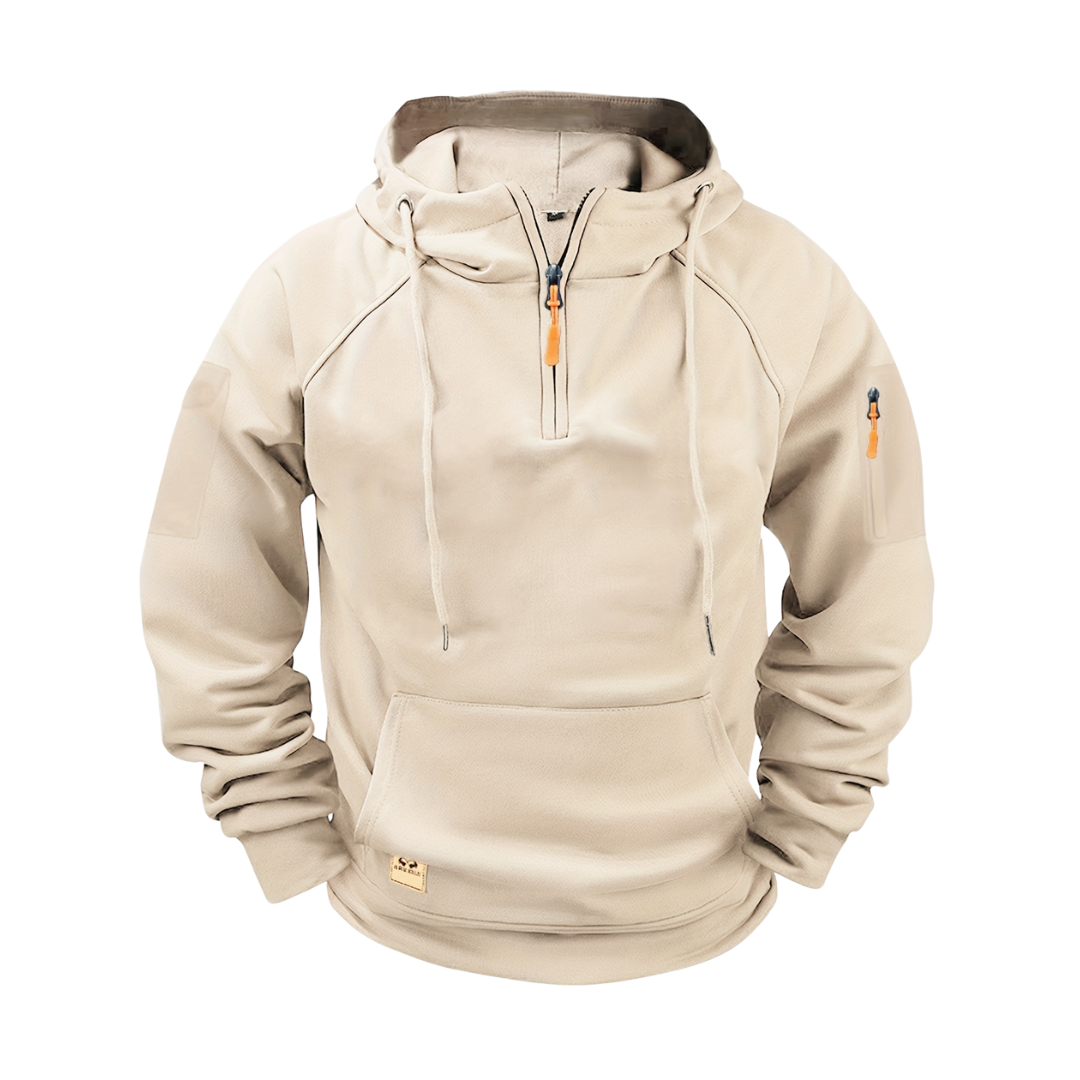 Henrik™ | Essential Hoodie med Halv Lynlås