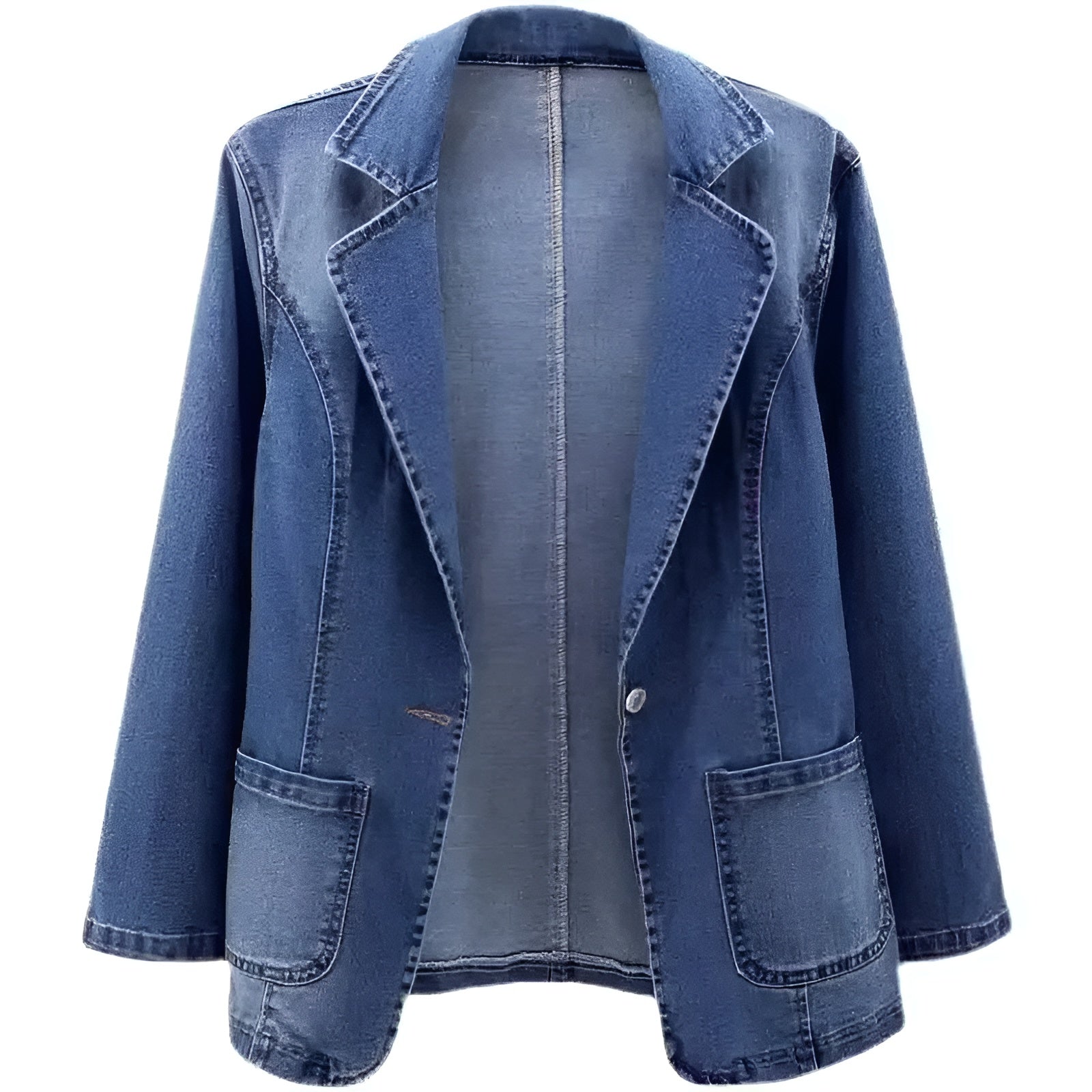 Eveline™ | Afslappet Denim-Blazer