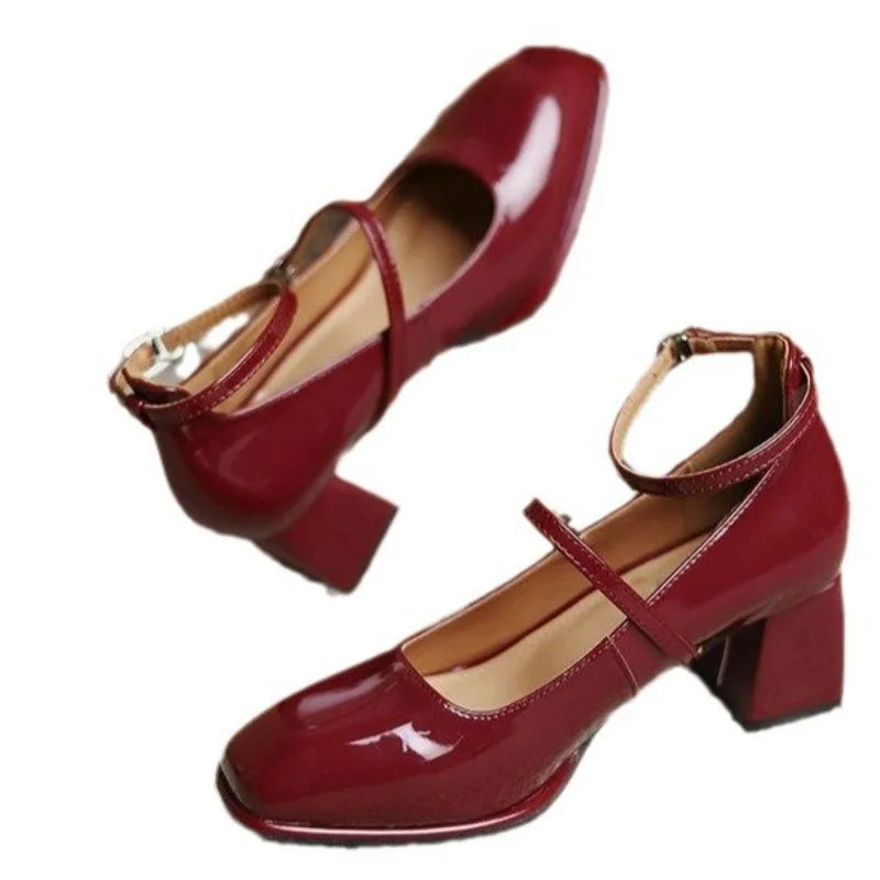 Elegante Ankelrem Mary Janes