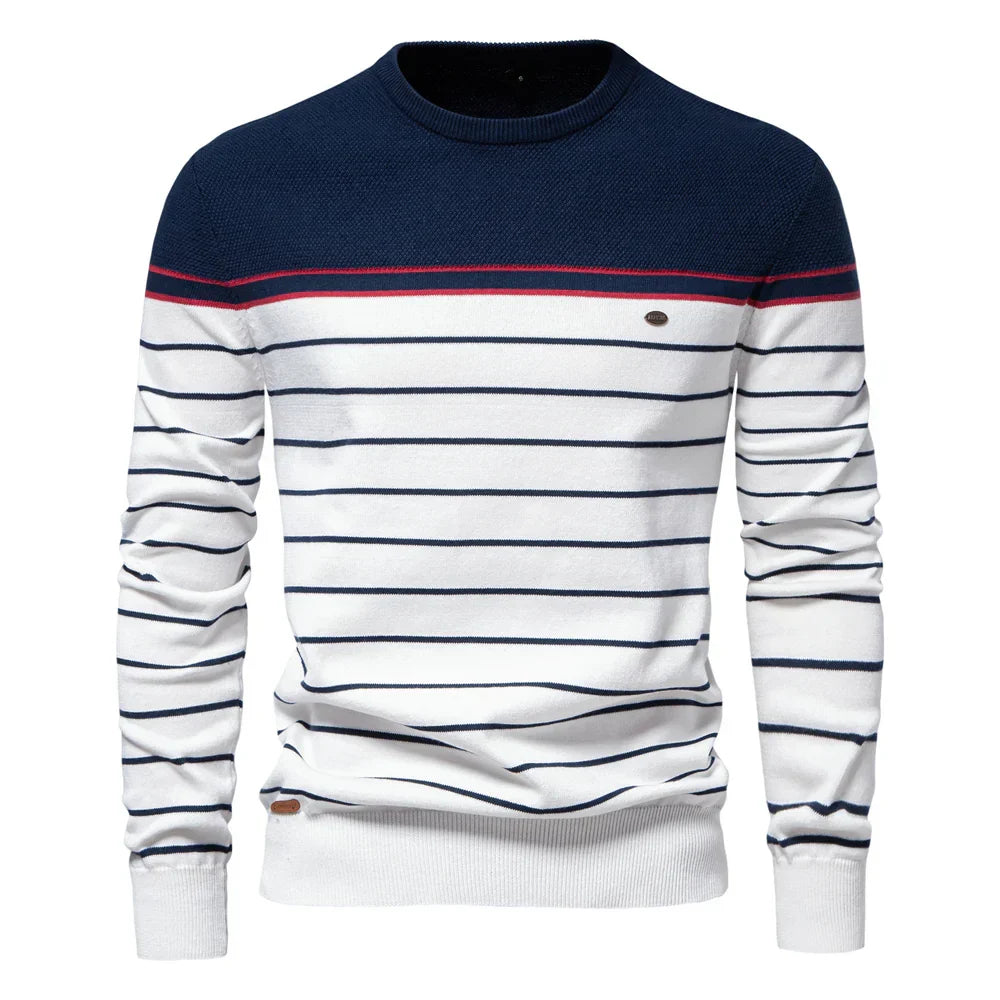 Laluna® | Herretrøje Med Stripedesign