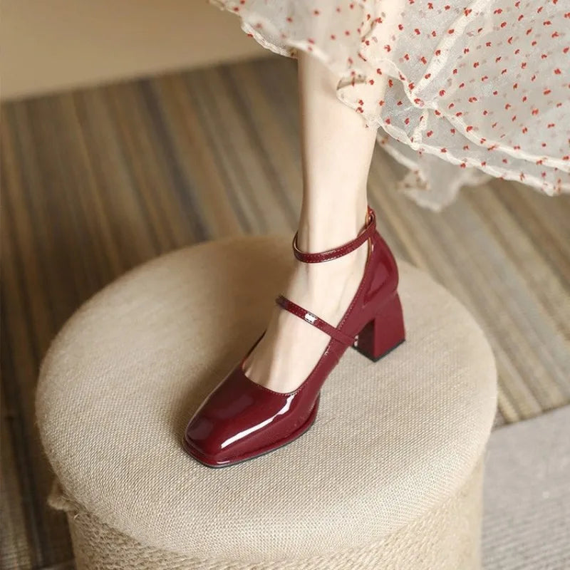 Elegante Ankelrem Mary Janes