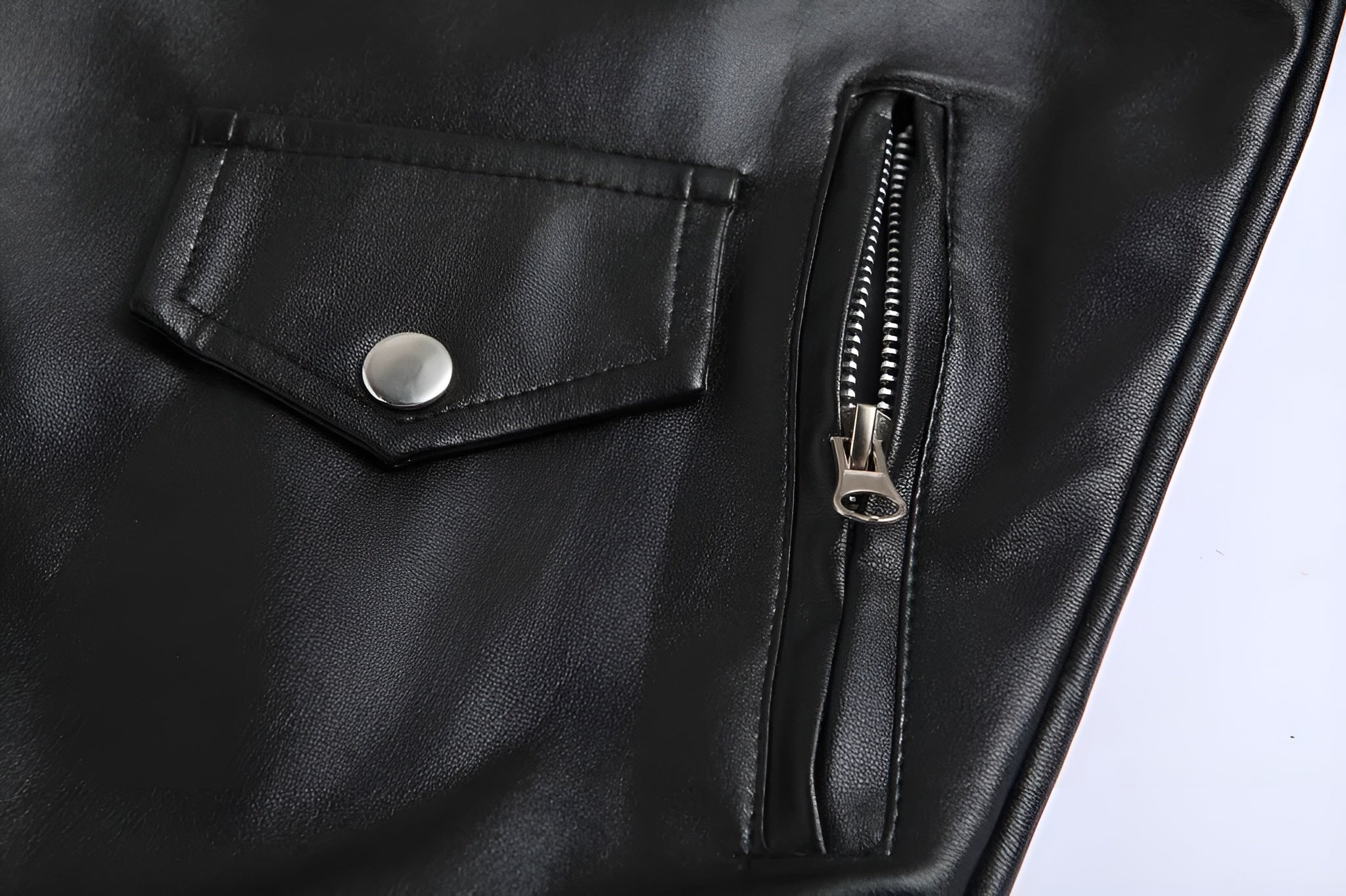 Austin™ | Klassisk Biker Læderjakke