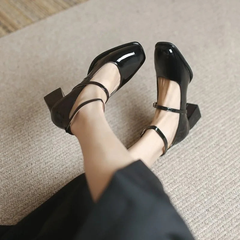 Elegante Ankelrem Mary Janes