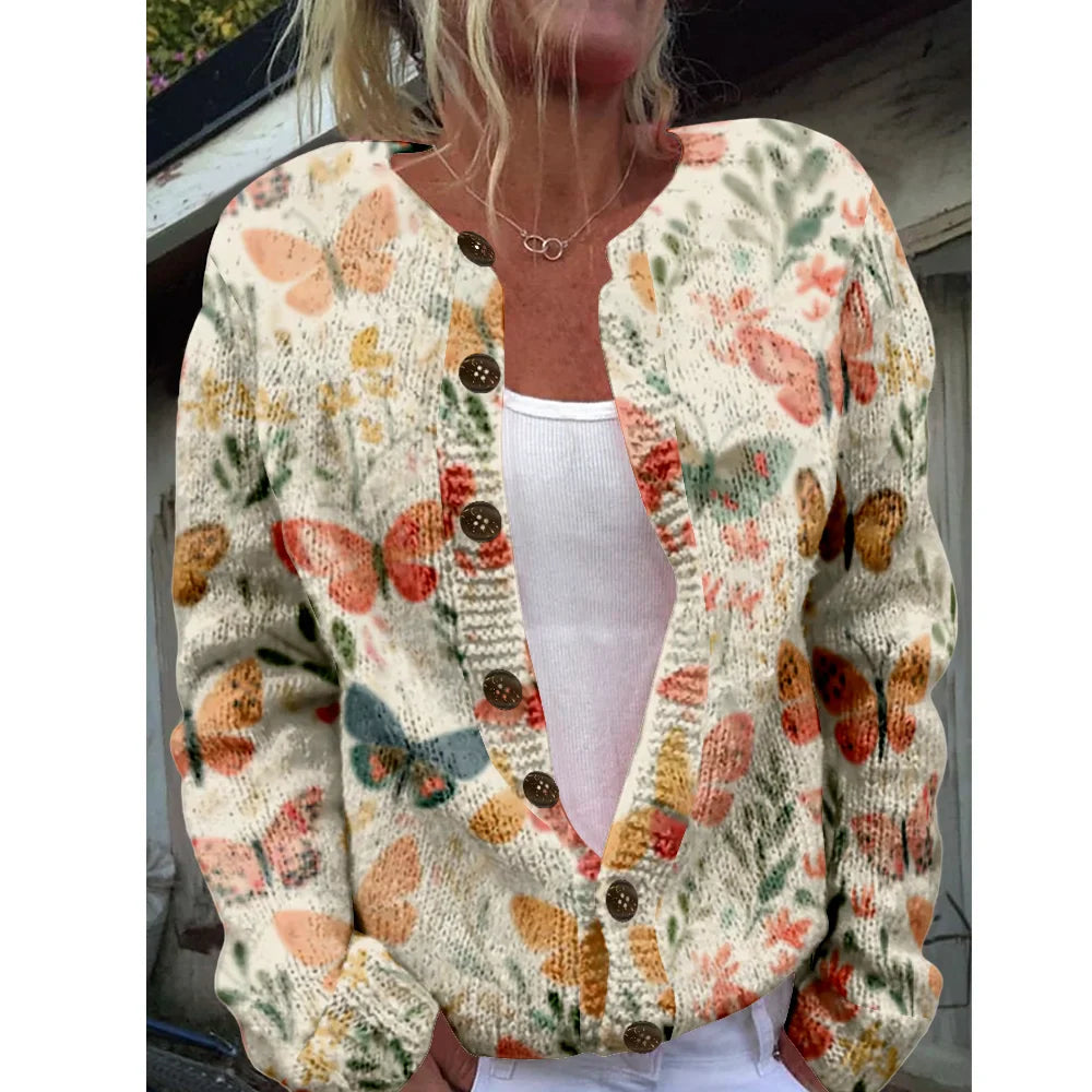 Betty | Chic vest med print