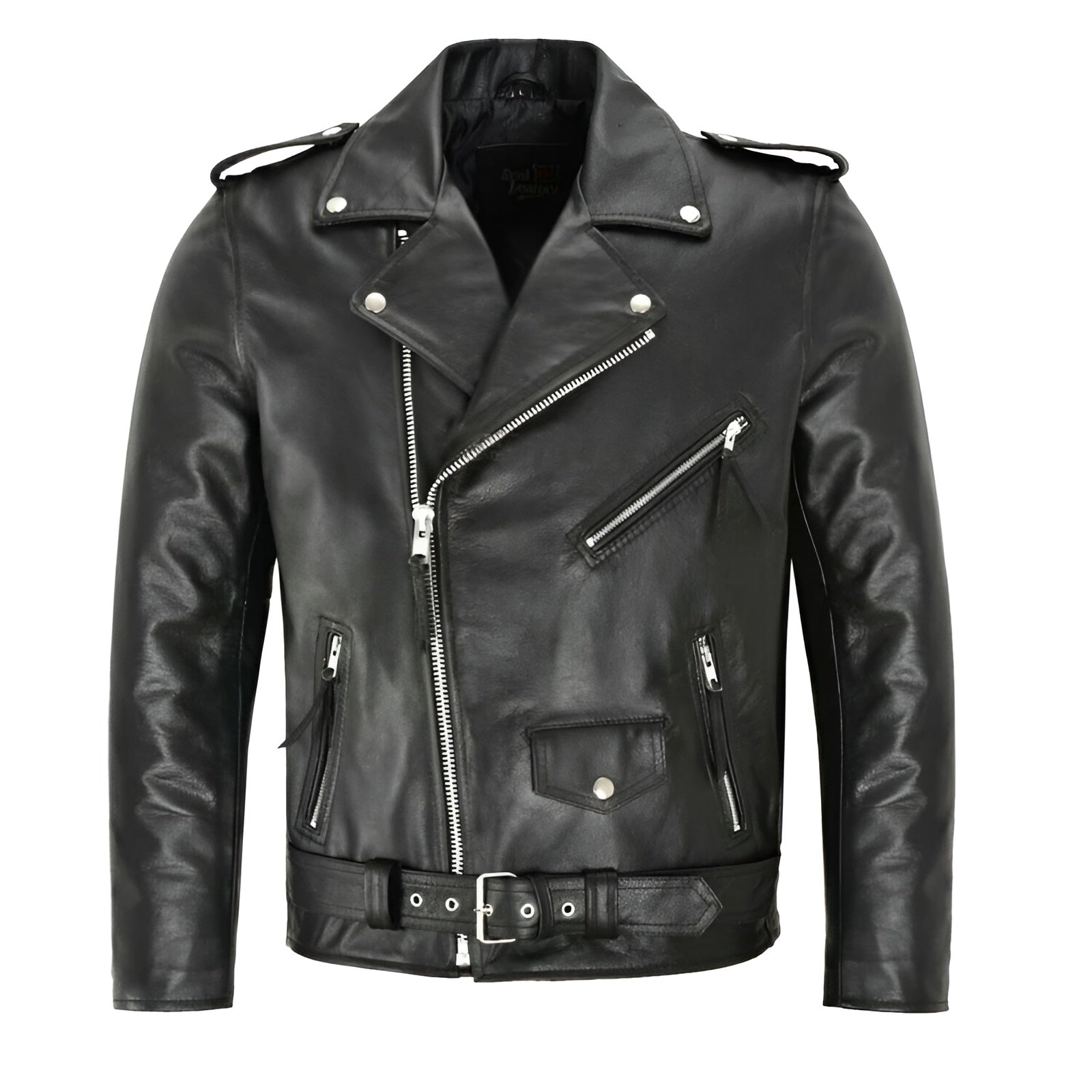 Austin™ | Klassisk Biker Læderjakke