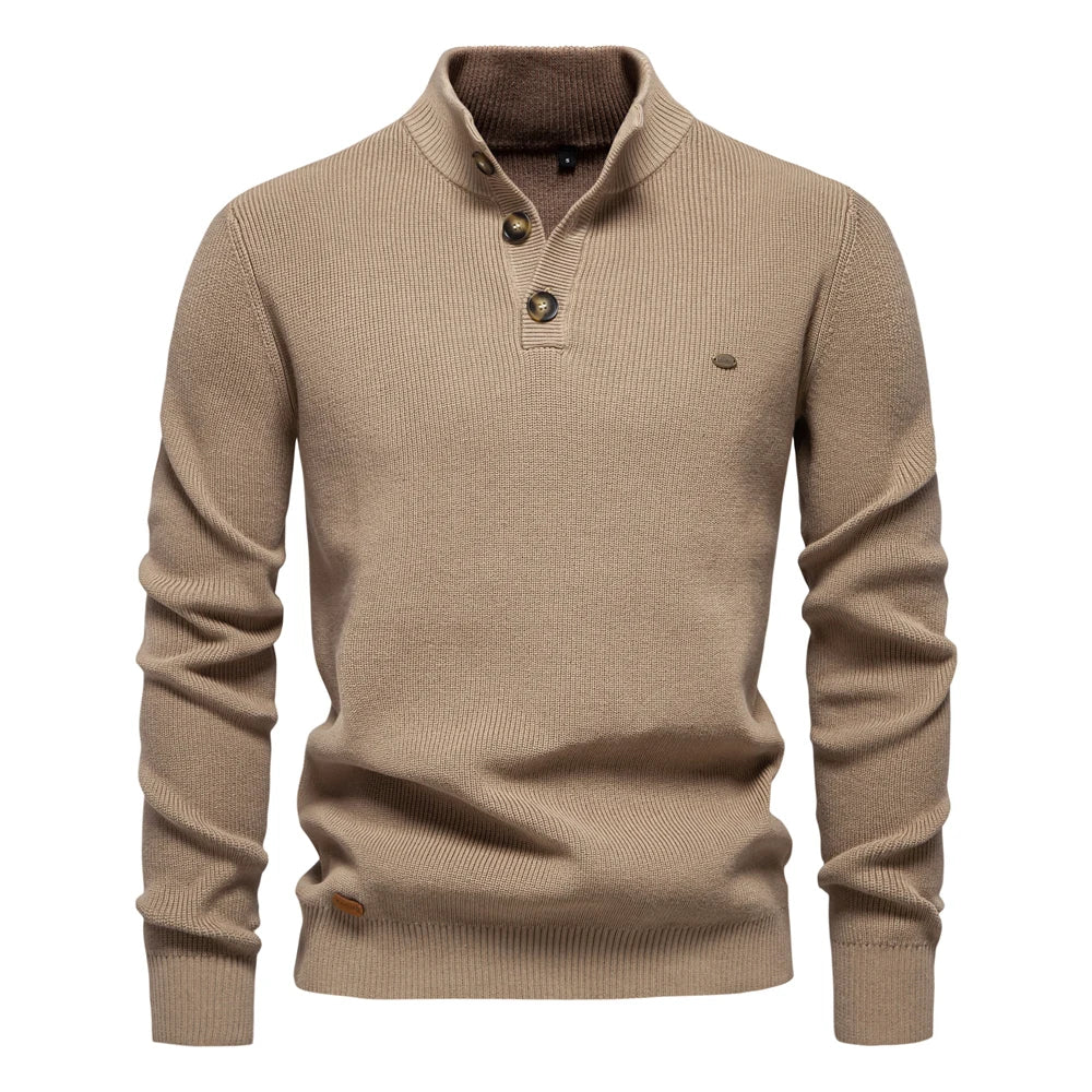 Laluna®  | Herretrøje med Knapdesign