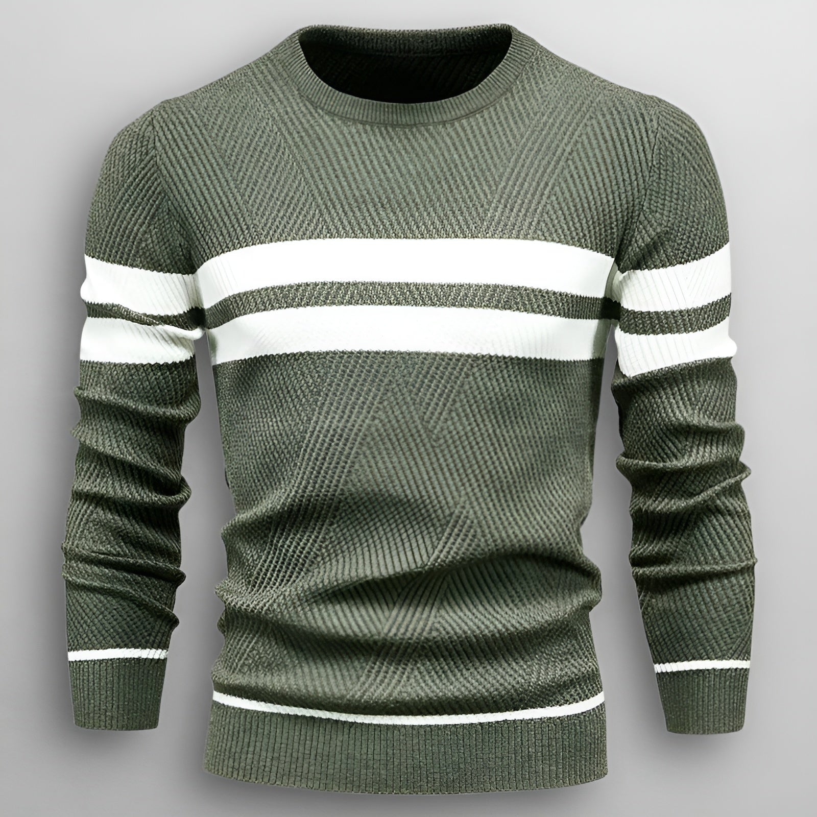 Dorian™ | Stribet herresweater