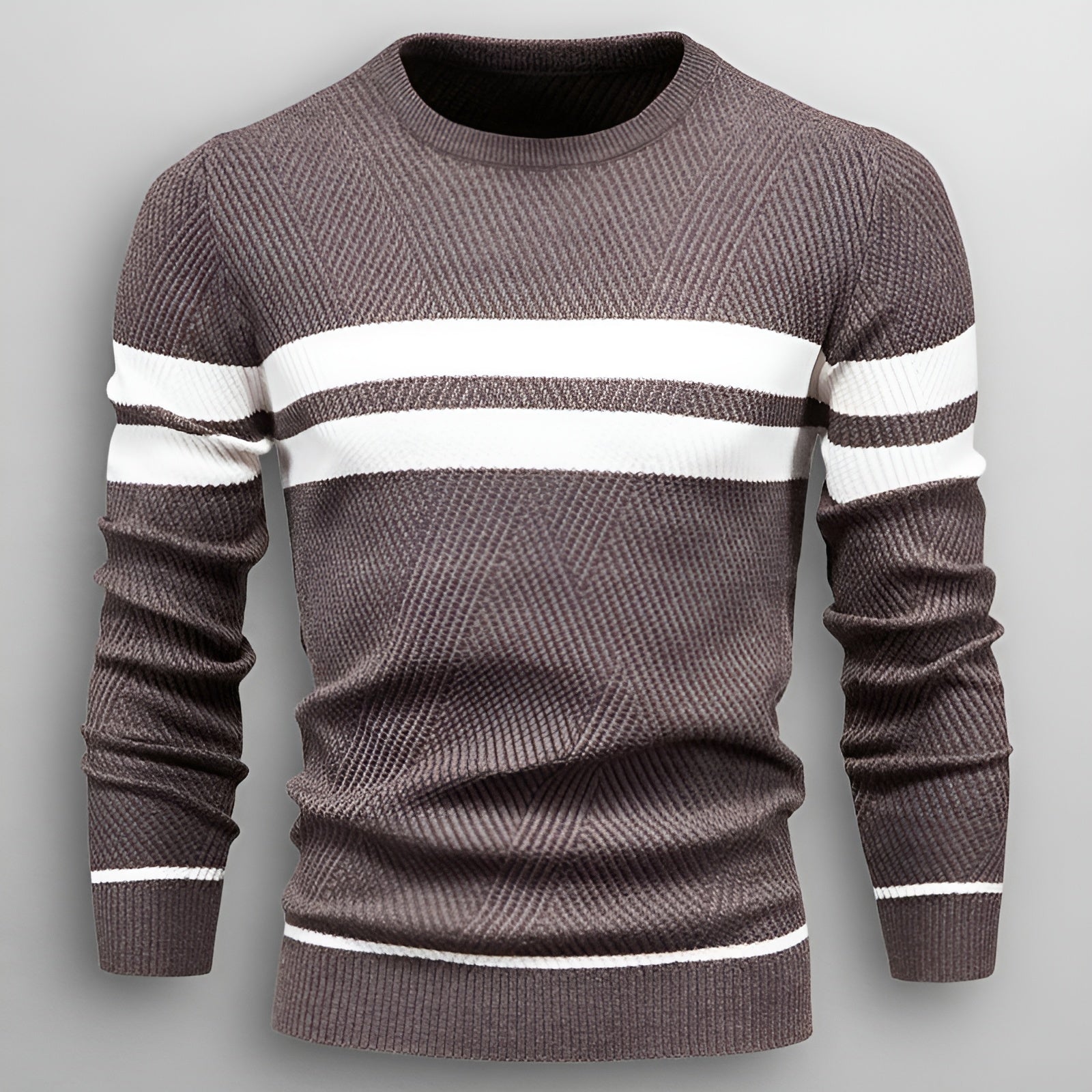 Dorian™ | Stribet herresweater