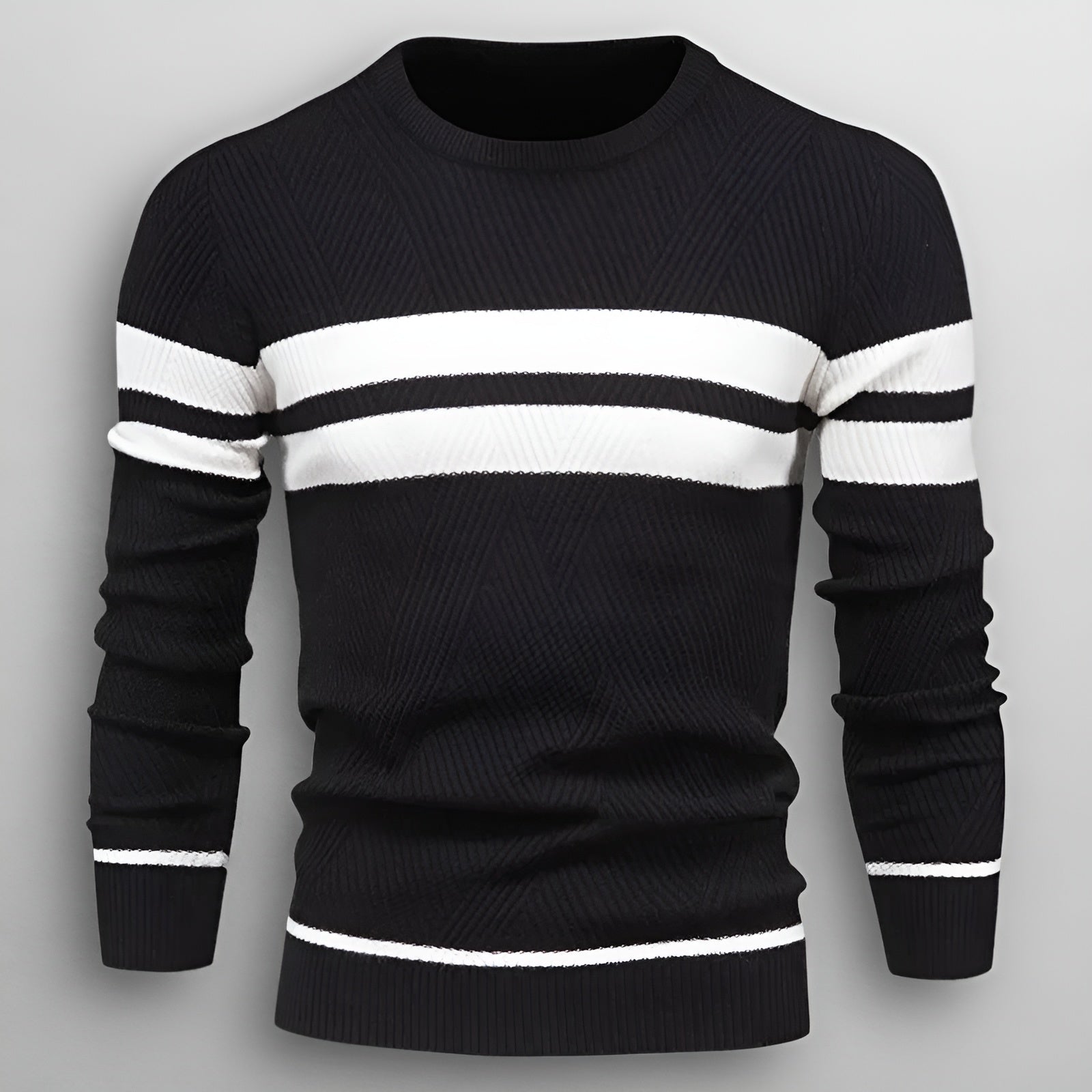 Dorian™ | Stribet herresweater